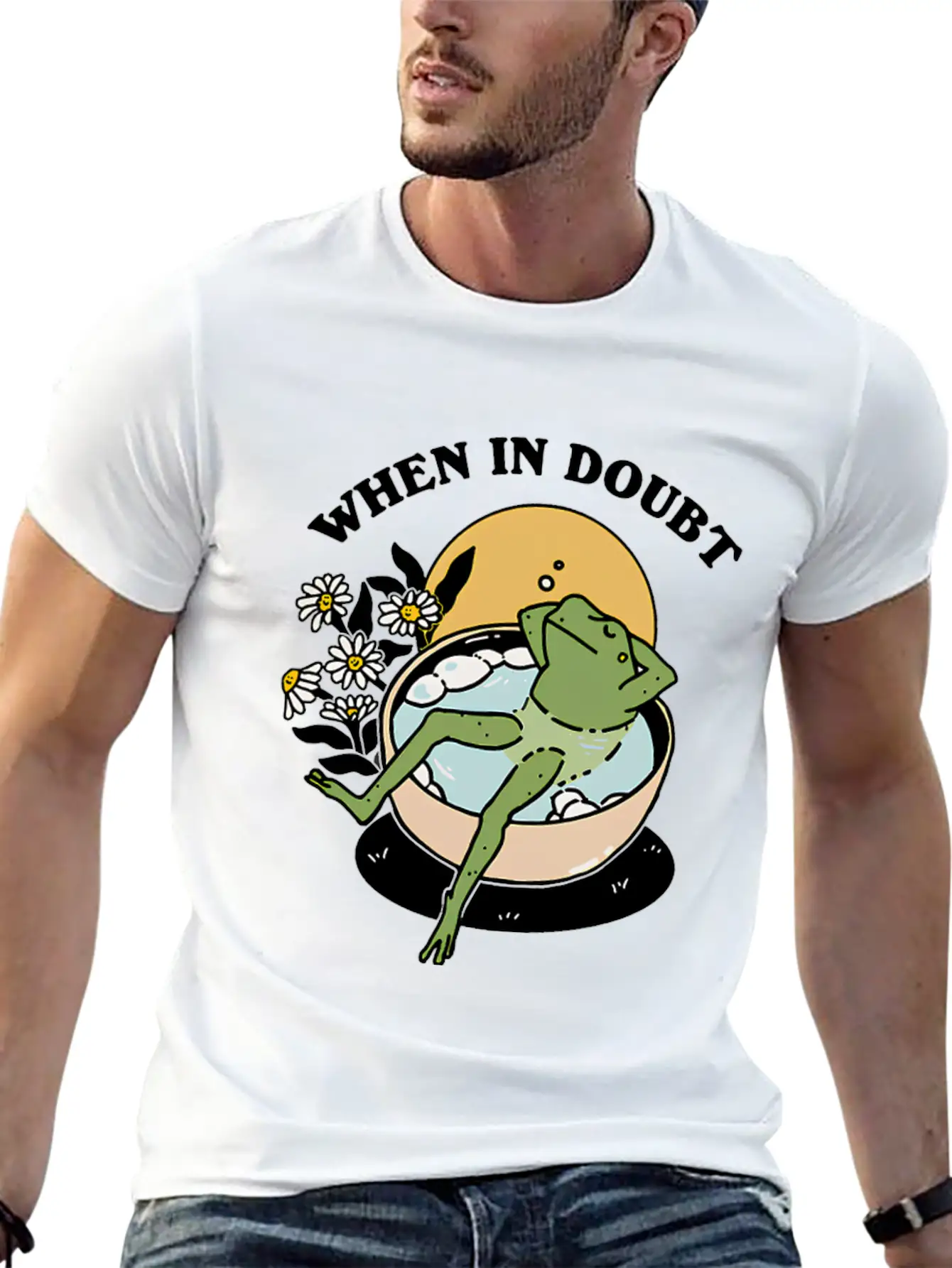 When In Doubt Just Chill Out Unisex Casual T-Shirt – Clean Design For Daily Comfort