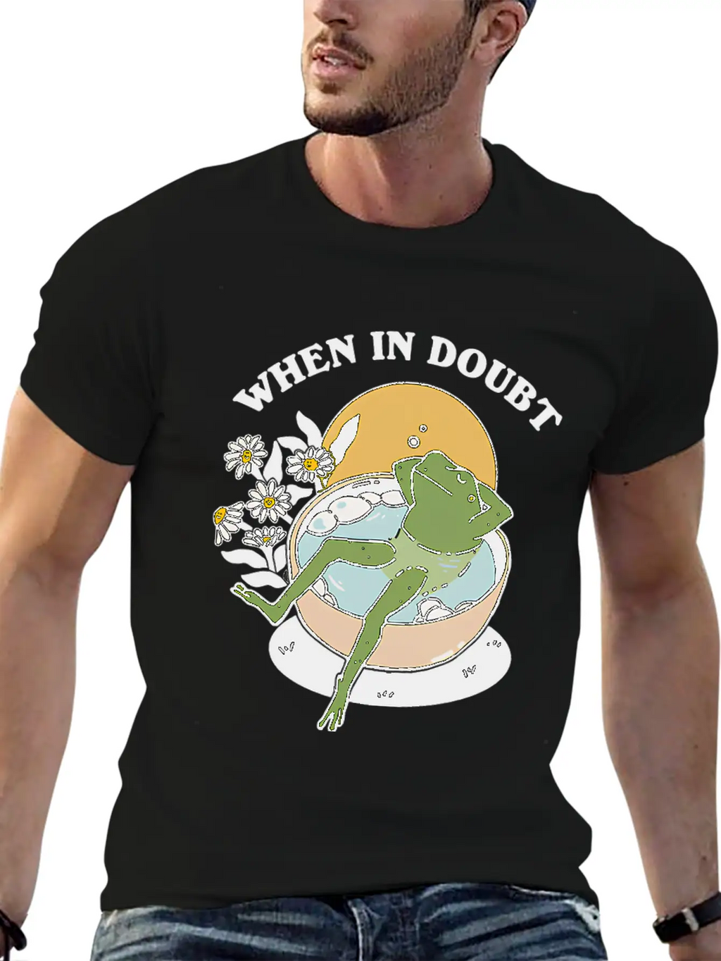 When In Doubt Just Chill Out Unisex Casual T-Shirt – Clean Design For Daily Comfort
