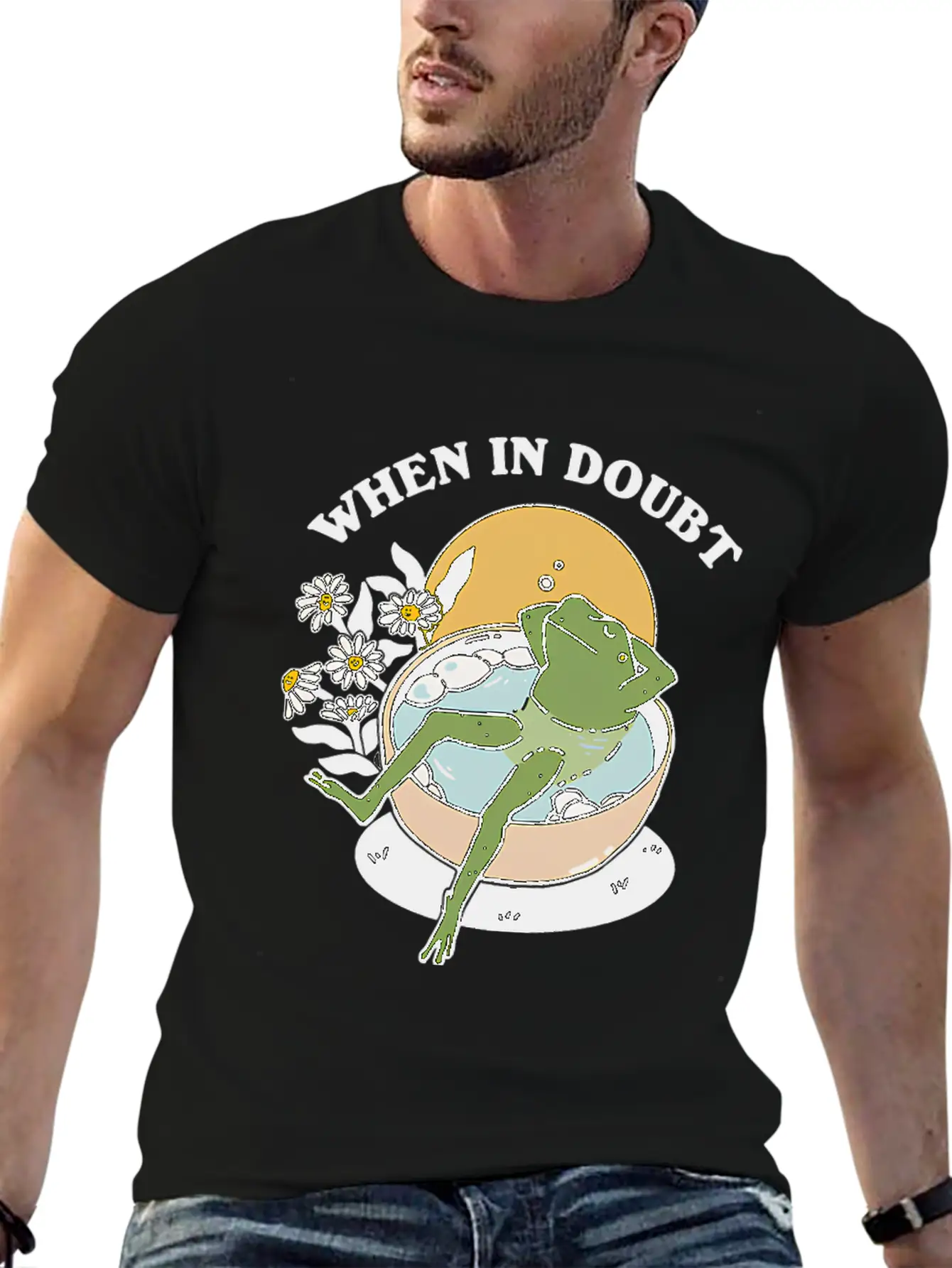 When In Doubt Just Chill Out Unisex Casual T-Shirt – Clean Design For Daily Comfort