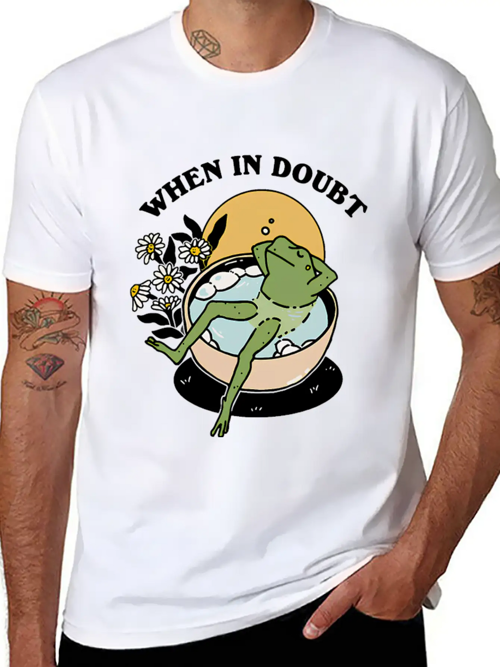 When In Doubt Just Chill Out Unisex Casual T-Shirt – Clean Design For Daily Comfort