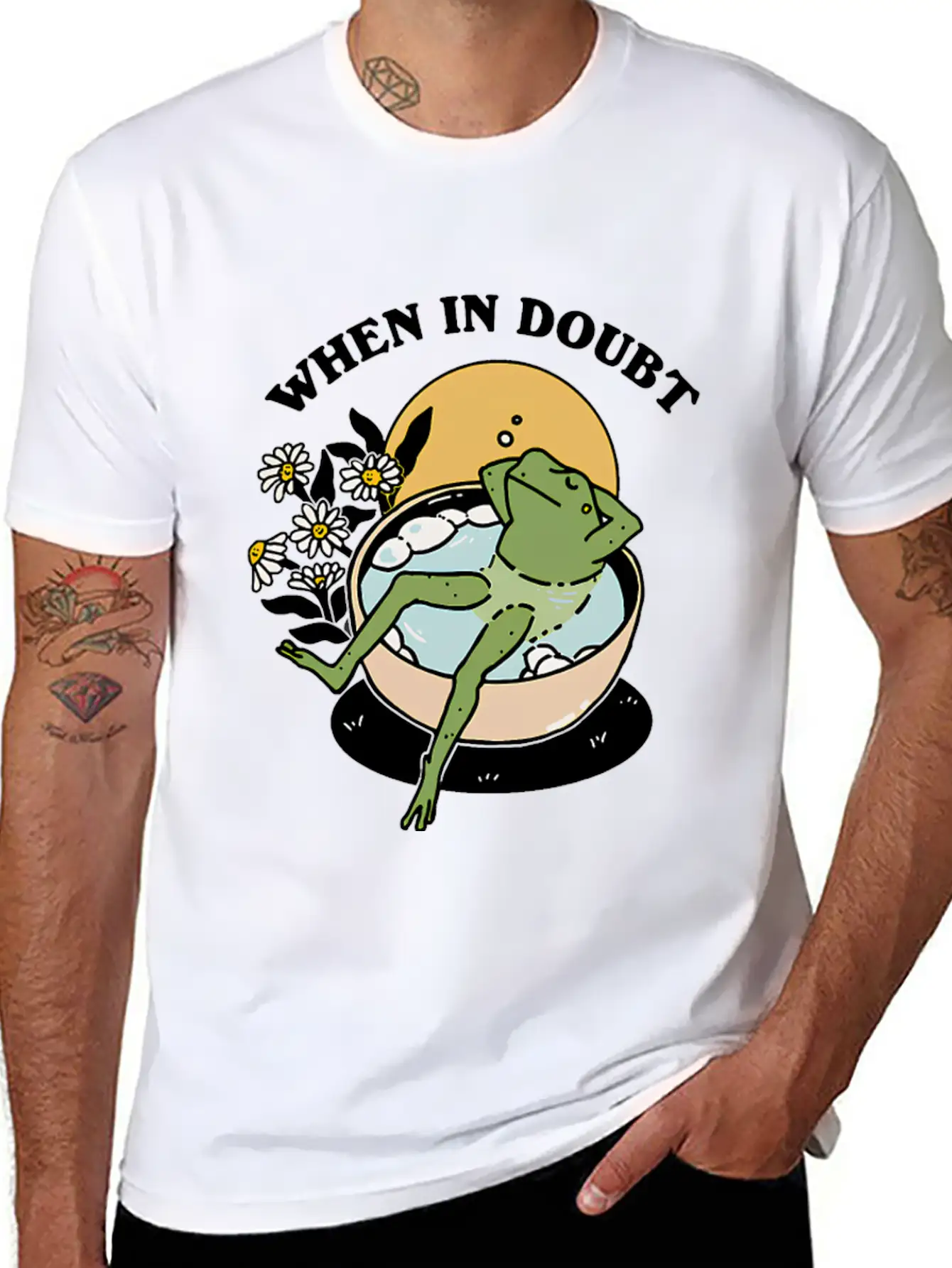 When In Doubt Just Chill Out Unisex Casual T-Shirt – Clean Design For Daily Comfort