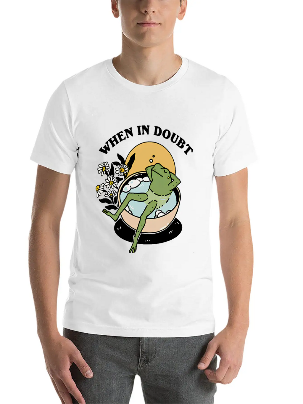 When In Doubt Just Chill Out Unisex Casual T-Shirt – Clean Design For Daily Comfort
