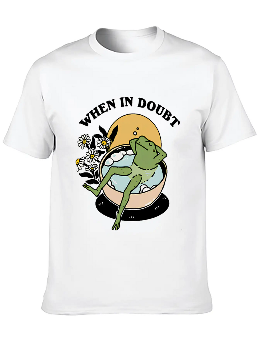 When In Doubt Just Chill Out Unisex Casual T-Shirt – Clean Design For Daily Comfort