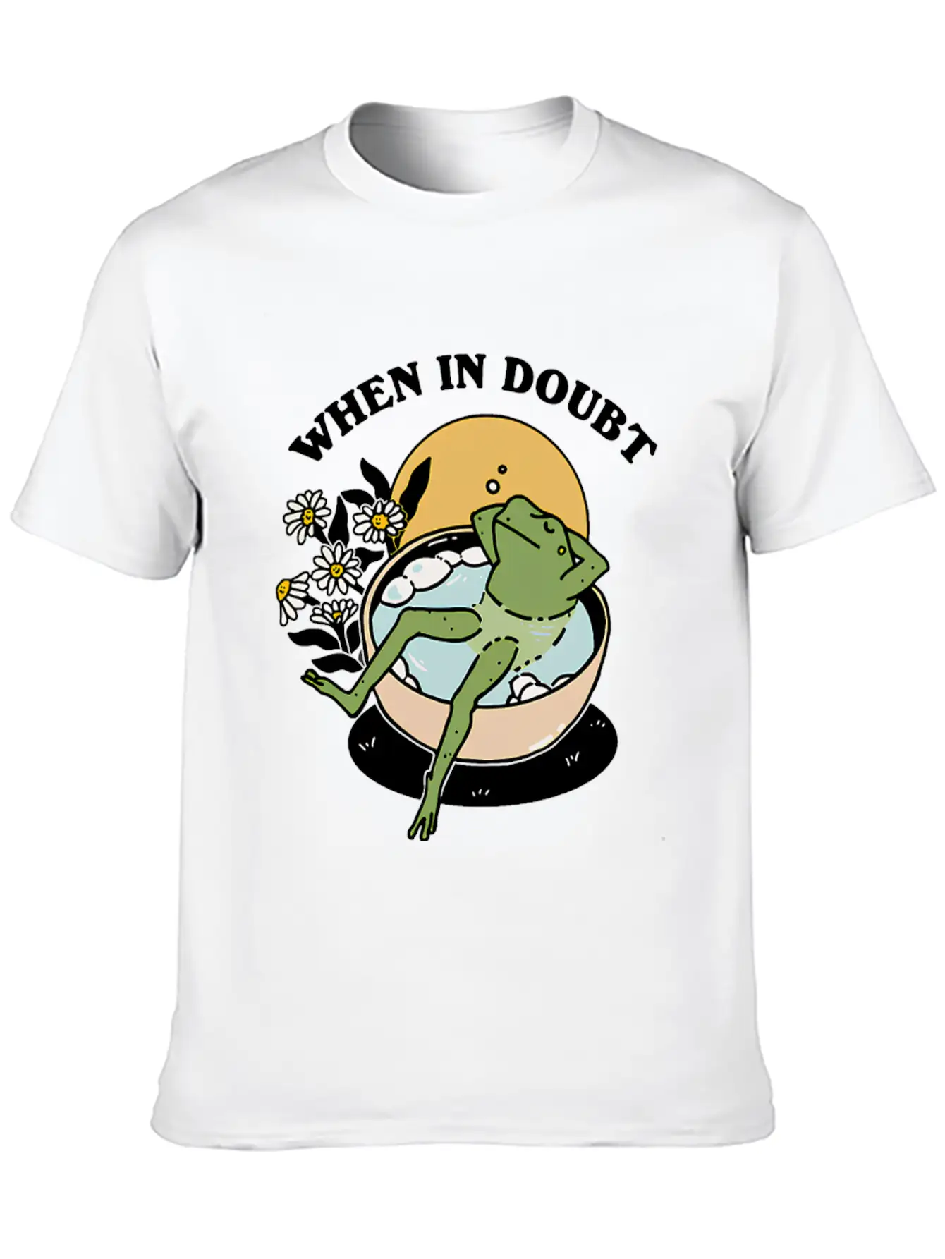 When In Doubt Just Chill Out Unisex Casual T-Shirt – Clean Design For Daily Comfort
