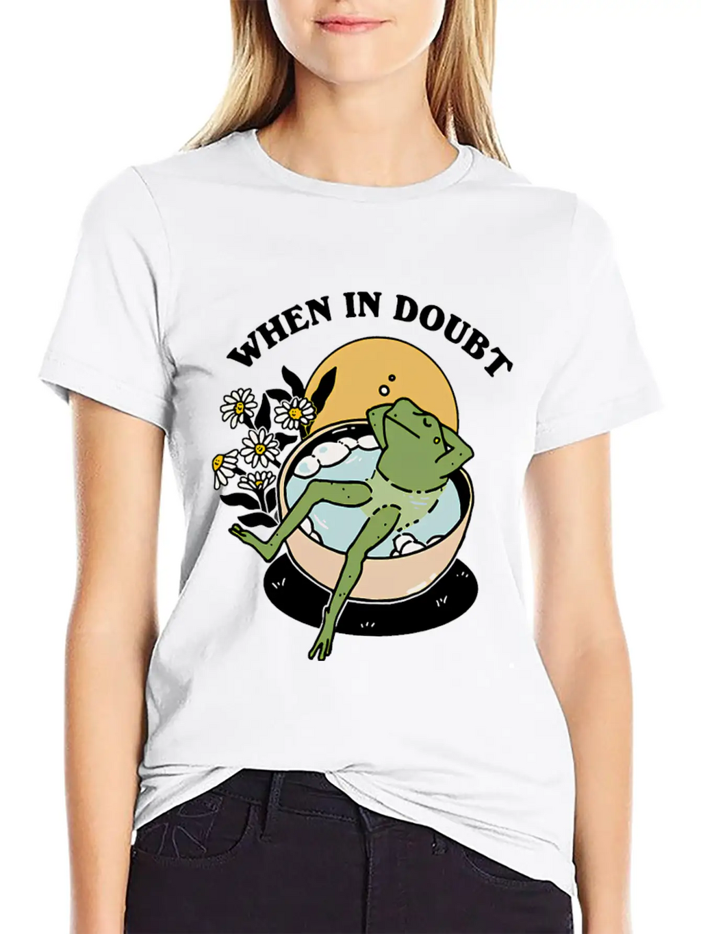 When In Doubt Just Chill Out Unisex Casual T-Shirt – Clean Design For Daily Comfort