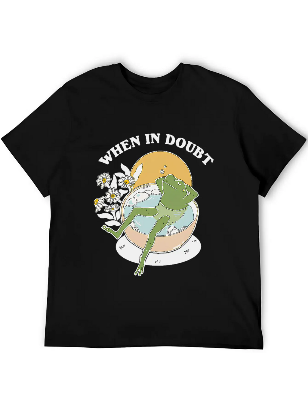 When In Doubt Just Chill Out Unisex Casual T-Shirt – Clean Design For Daily Comfort