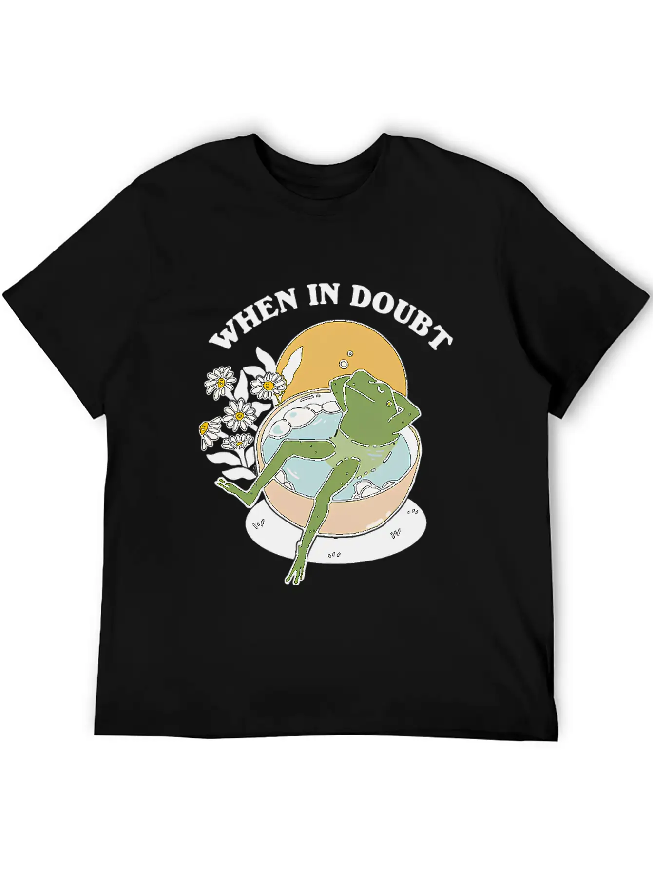 When In Doubt Just Chill Out Unisex Casual T-Shirt – Clean Design For Daily Comfort