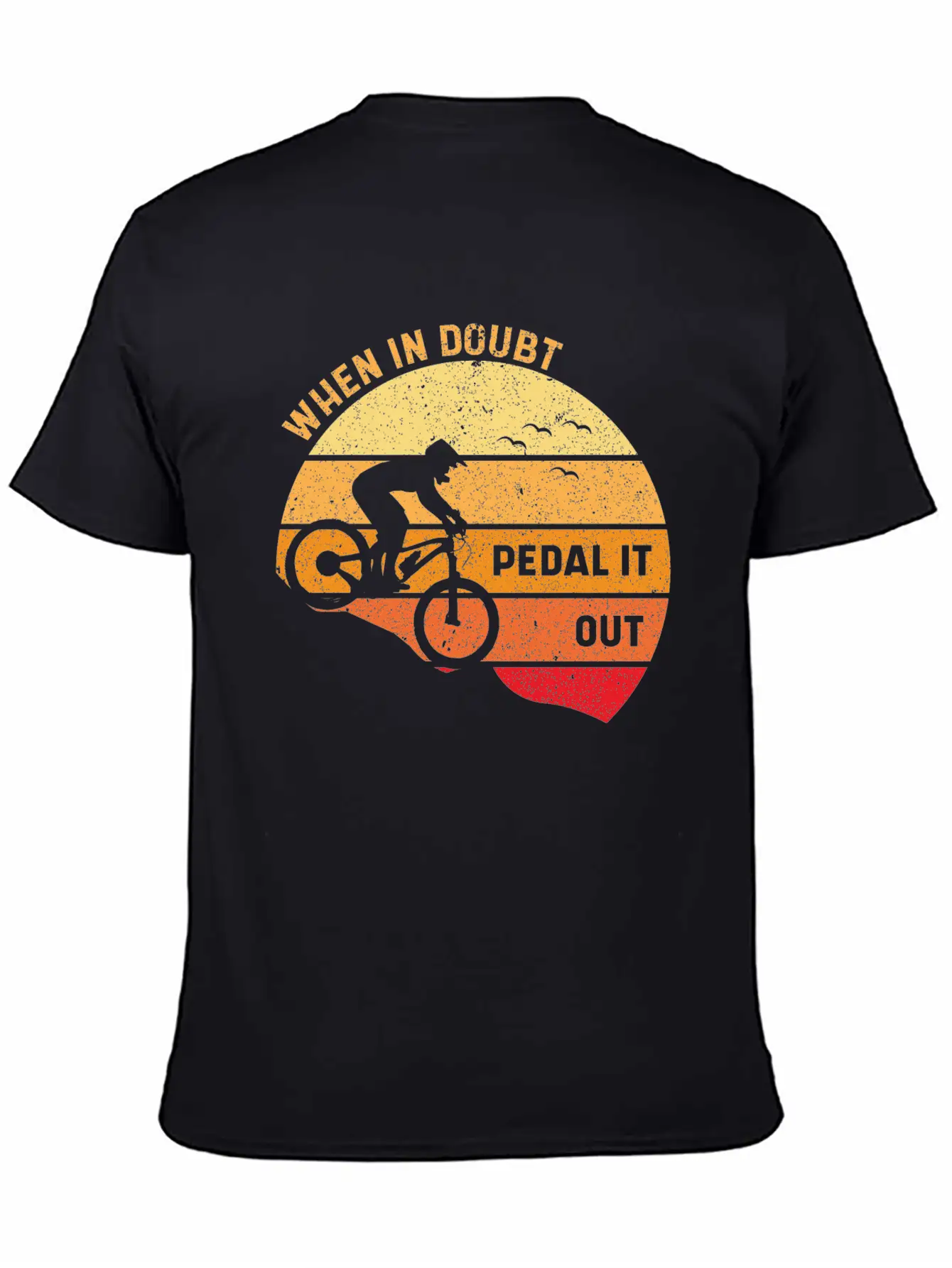 When In Doubt Pedal It Out 01 Stylish Everyday T-Shirt – Unisex Basic Cotton Tee