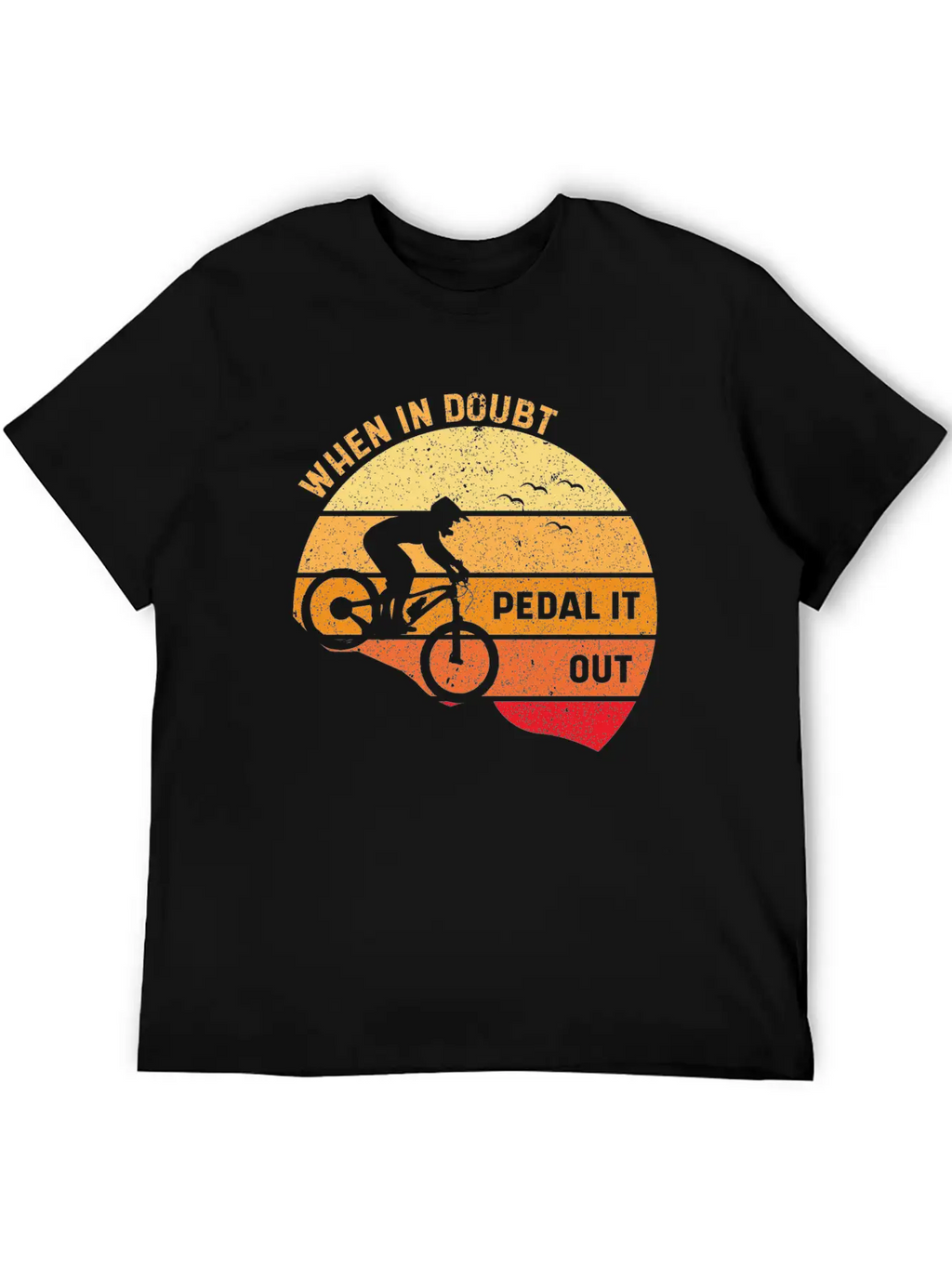 When In Doubt Pedal It Out 01 Stylish Everyday T-Shirt – Unisex Basic Cotton Tee