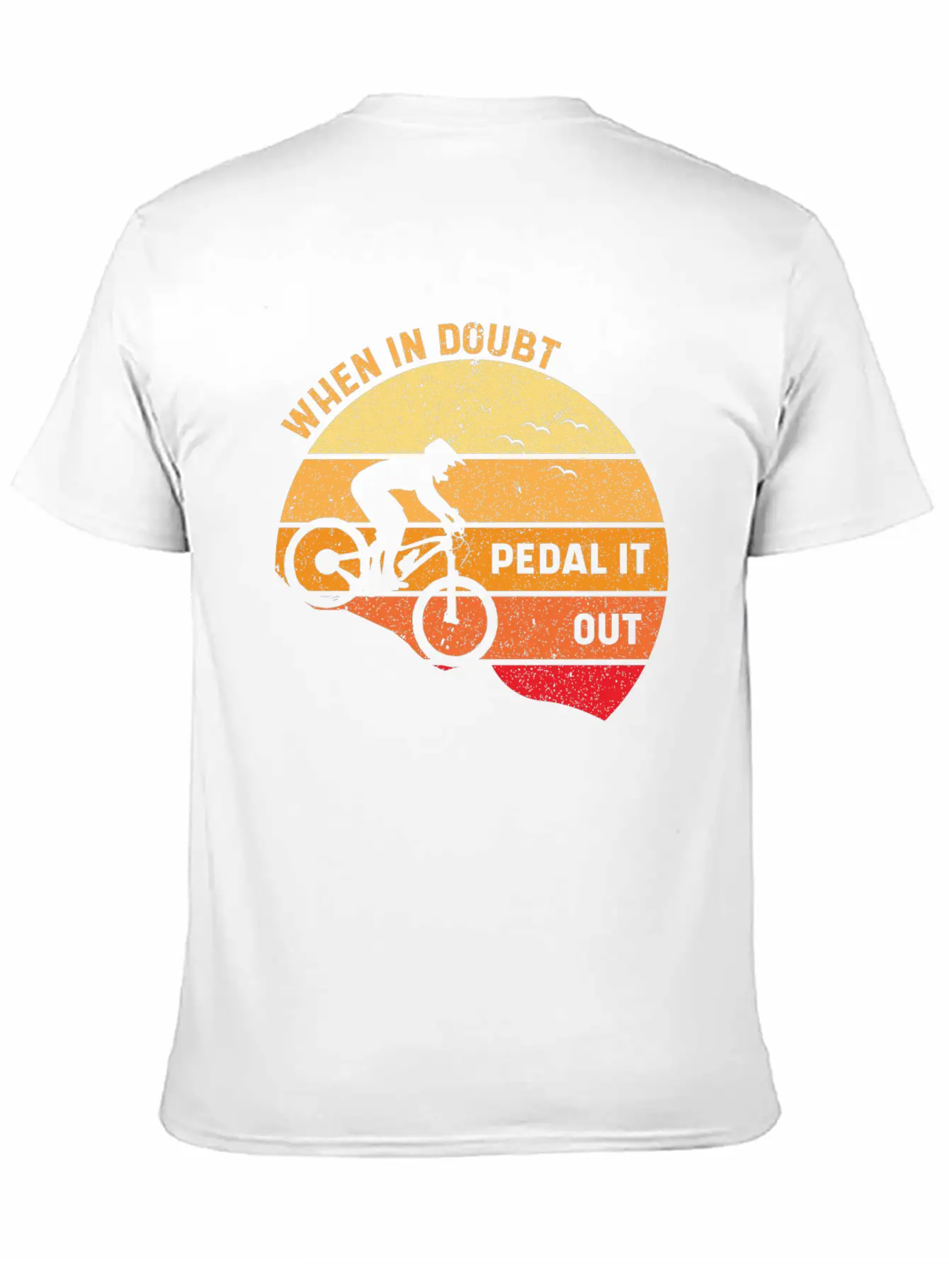 When In Doubt Pedal It Out 01 Stylish Everyday T-Shirt – Unisex Basic Cotton Tee