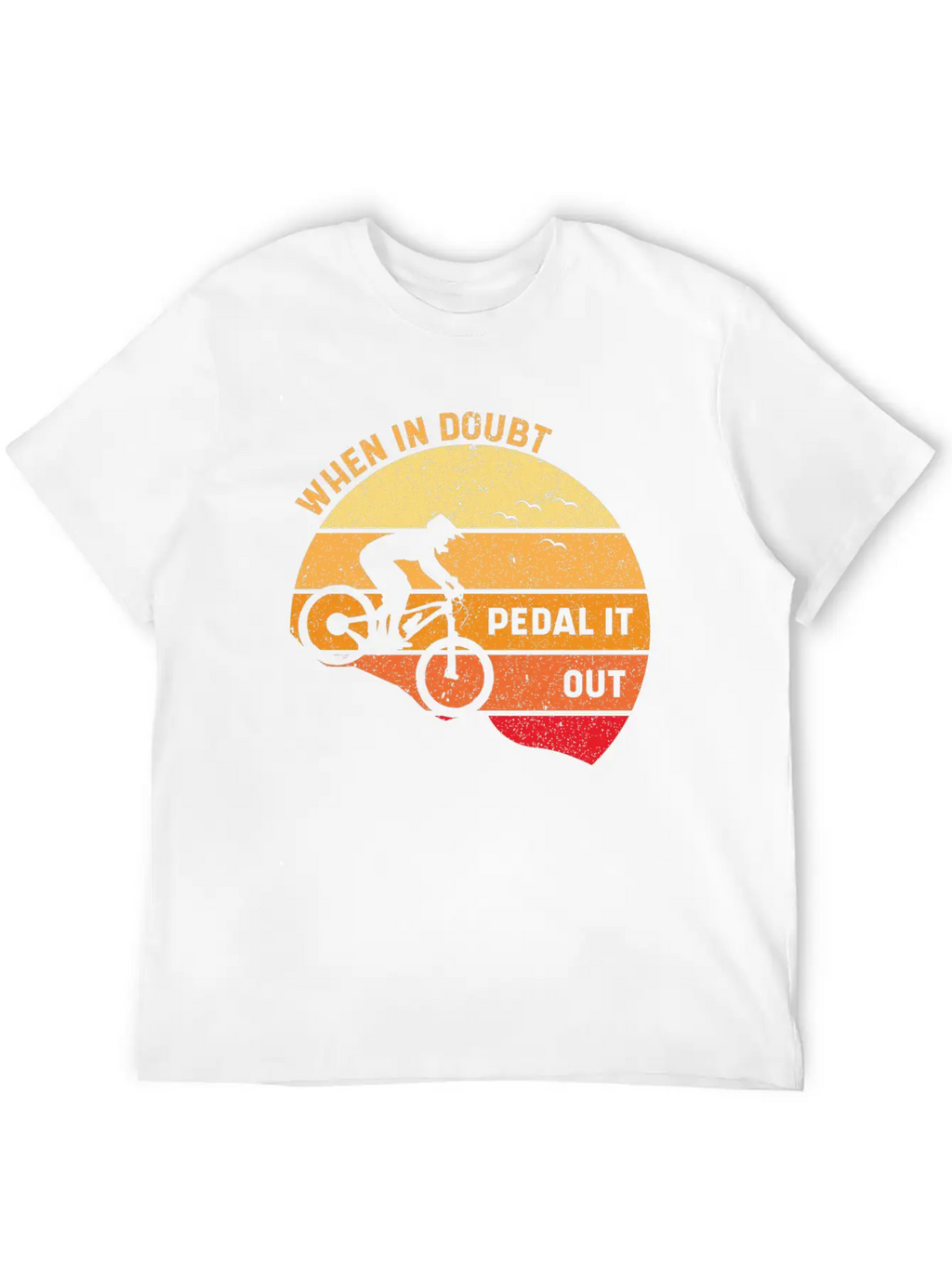 When In Doubt Pedal It Out 01 Stylish Everyday T-Shirt – Unisex Basic Cotton Tee