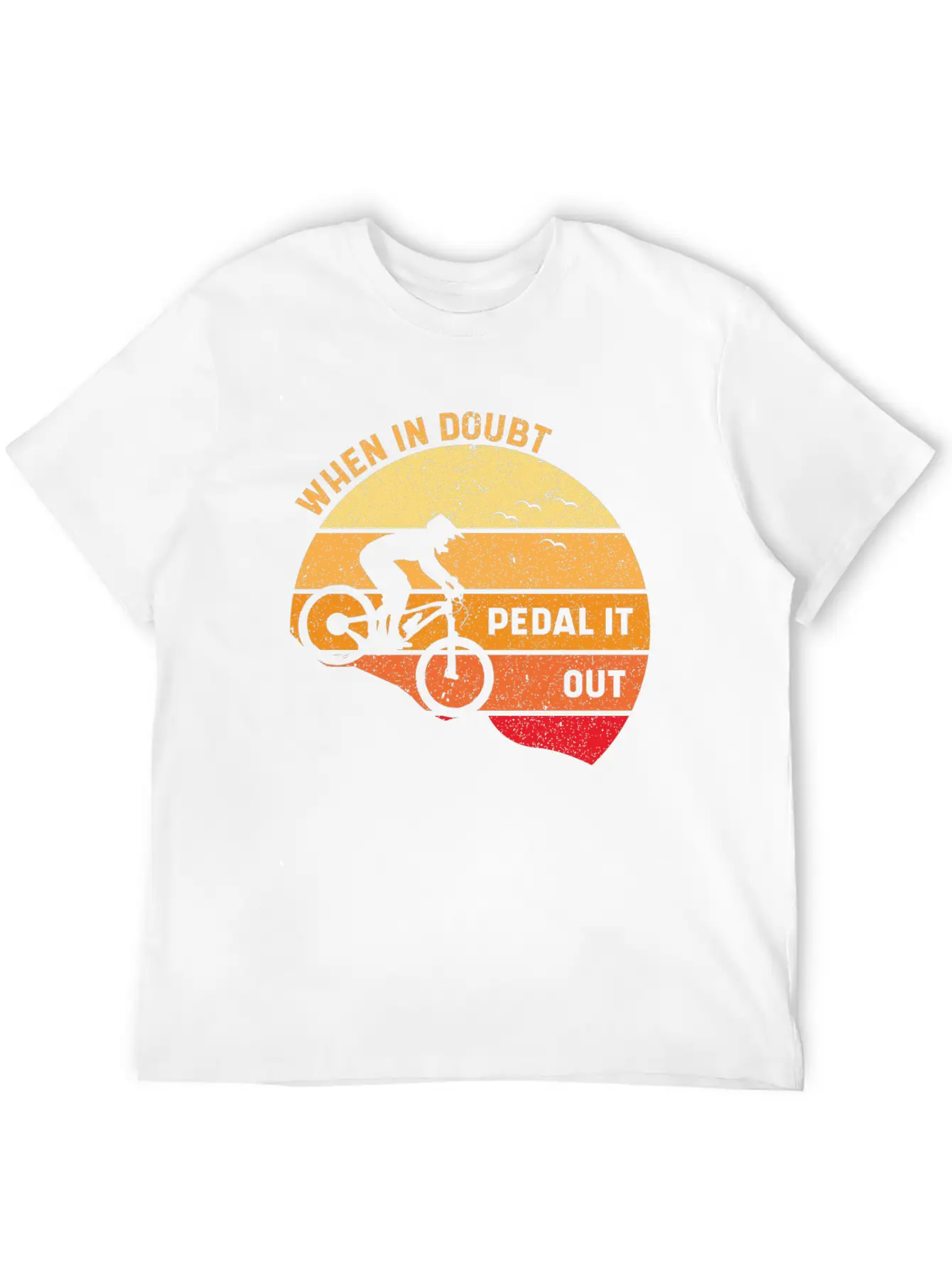 When In Doubt Pedal It Out 01 Stylish Everyday T-Shirt – Unisex Basic Cotton Tee