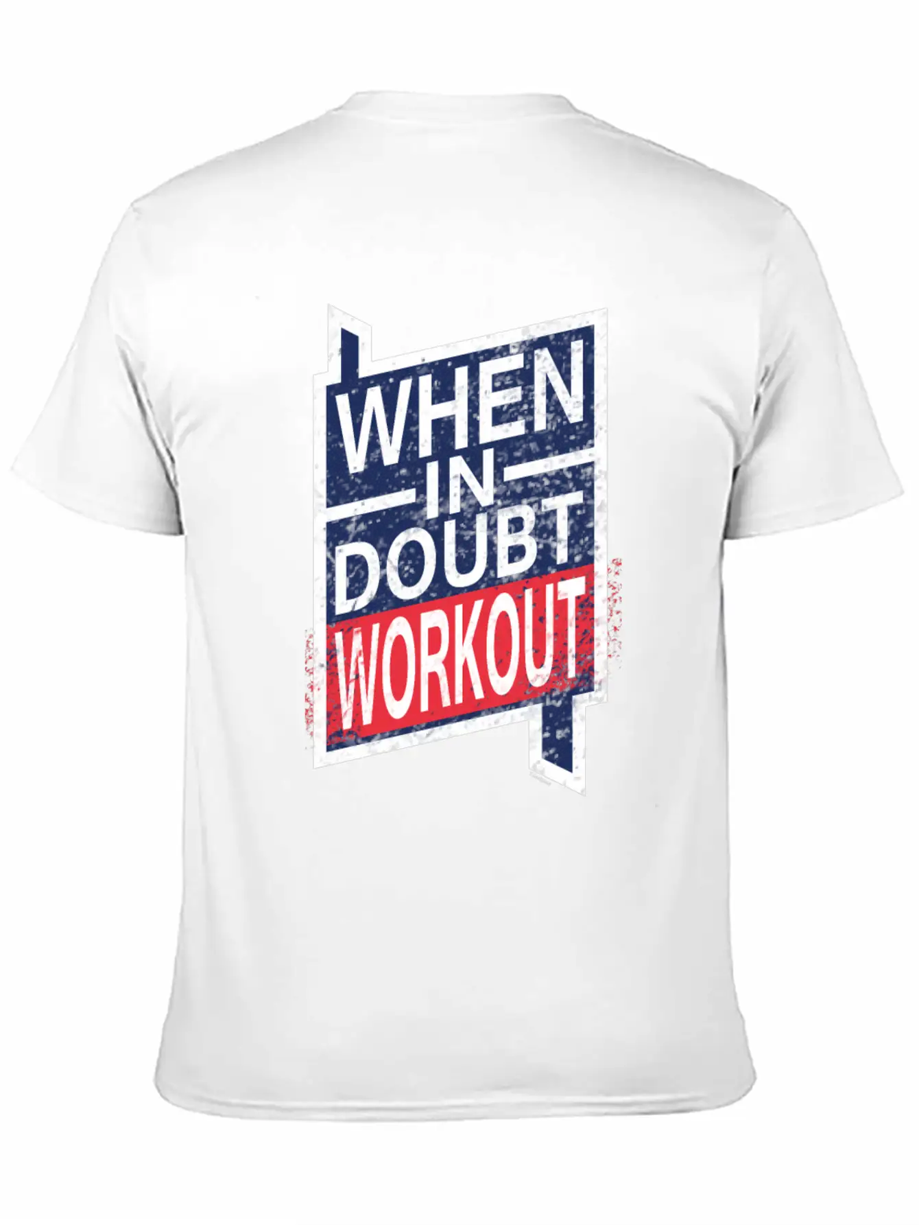 When In Doubt Workout Unisex Casual T-Shirt – Clean Design For Daily Comfort