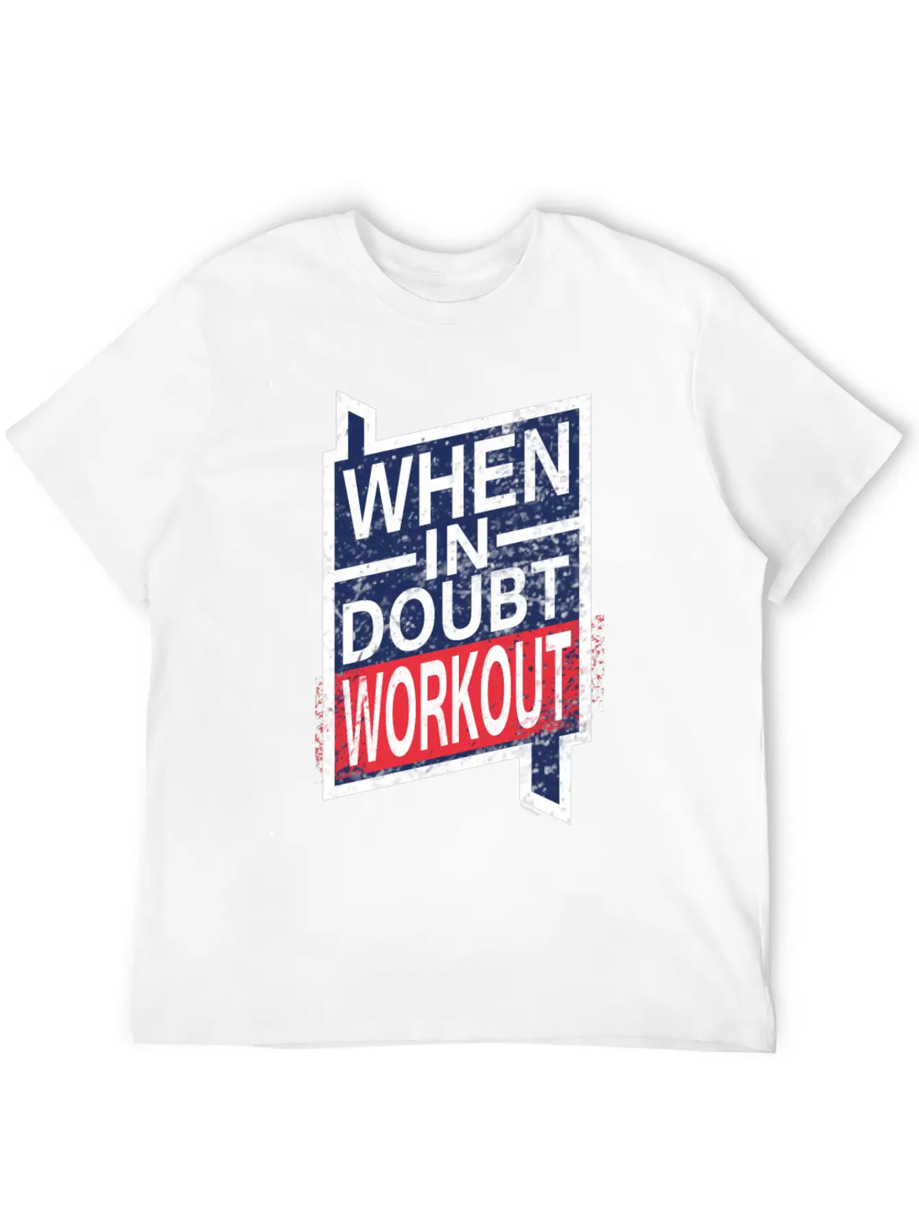 When In Doubt Workout Unisex Casual T-Shirt – Clean Design For Daily Comfort