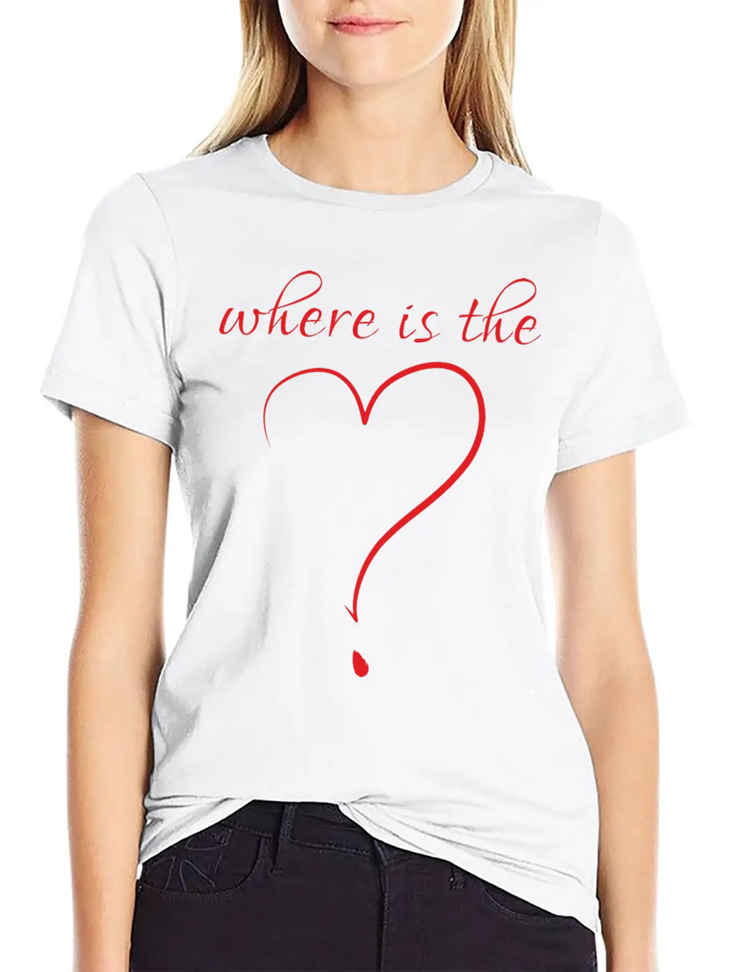 Where Is The Love Unisex Casual T-Shirt – Clean Design For Daily Comfort