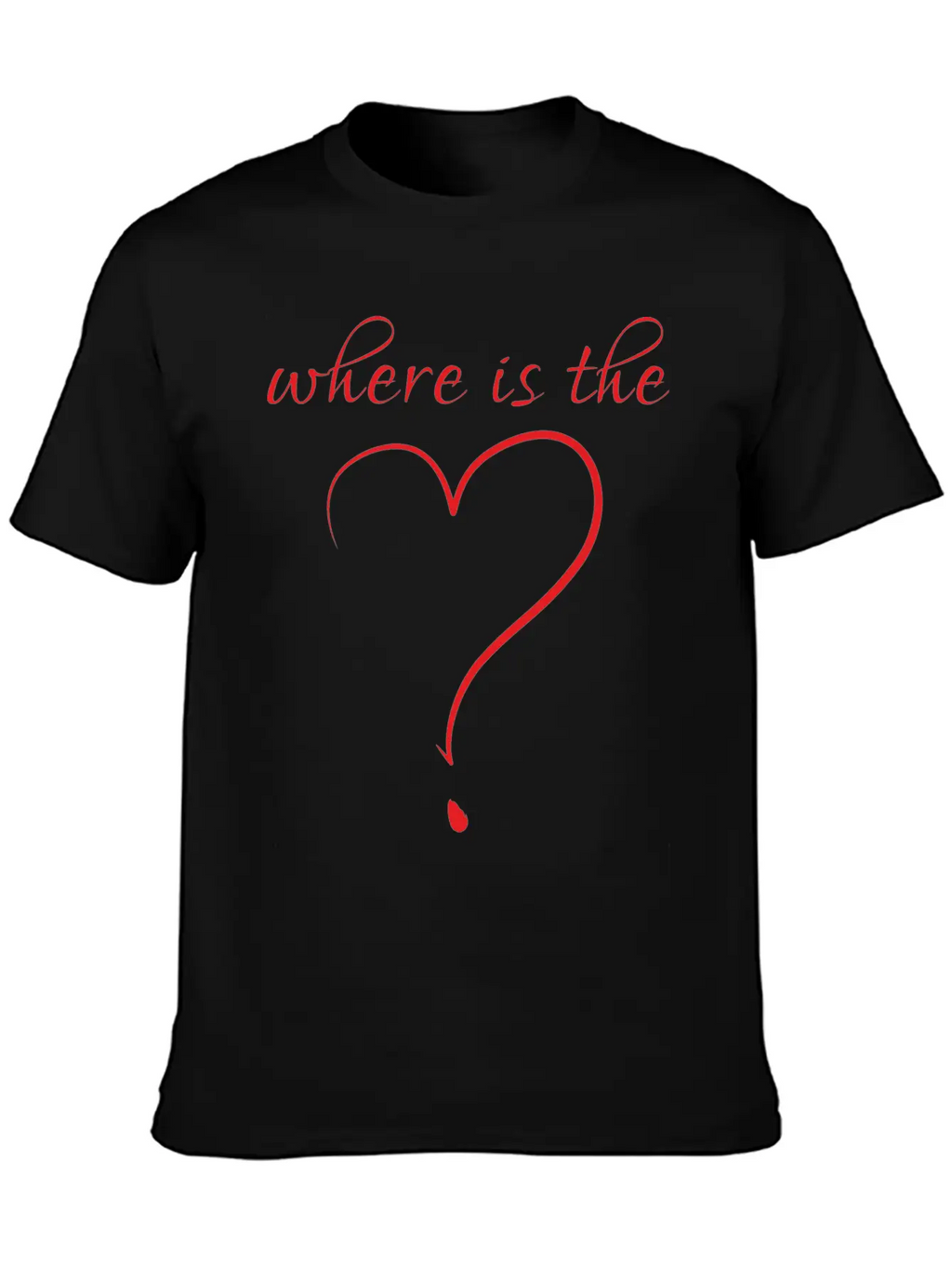 Where Is The Love Unisex Casual T-Shirt – Clean Design For Daily Comfort