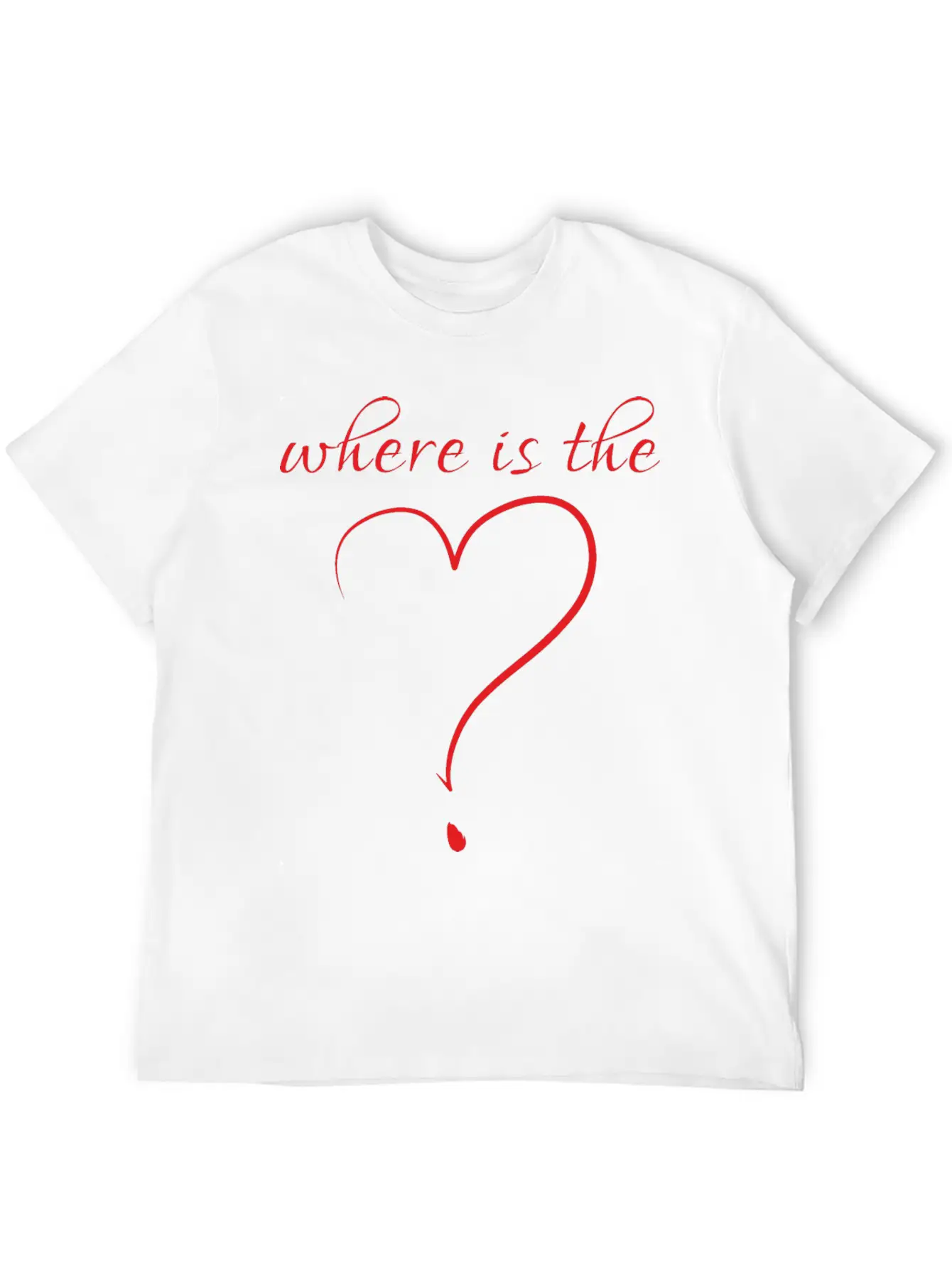 Where Is The Love Unisex Casual T-Shirt – Clean Design For Daily Comfort