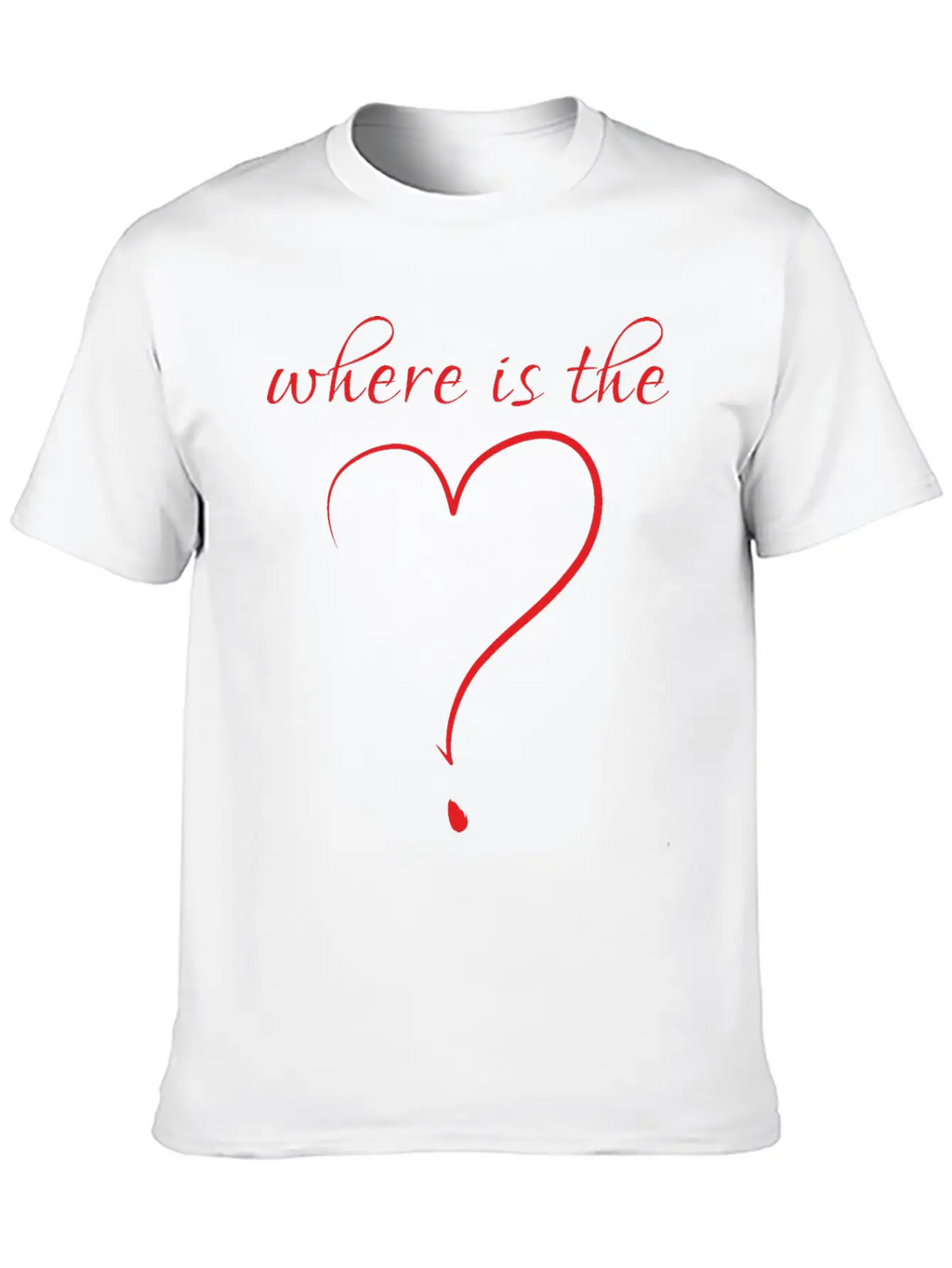 Where Is The Love Unisex Casual T-Shirt – Clean Design For Daily Comfort