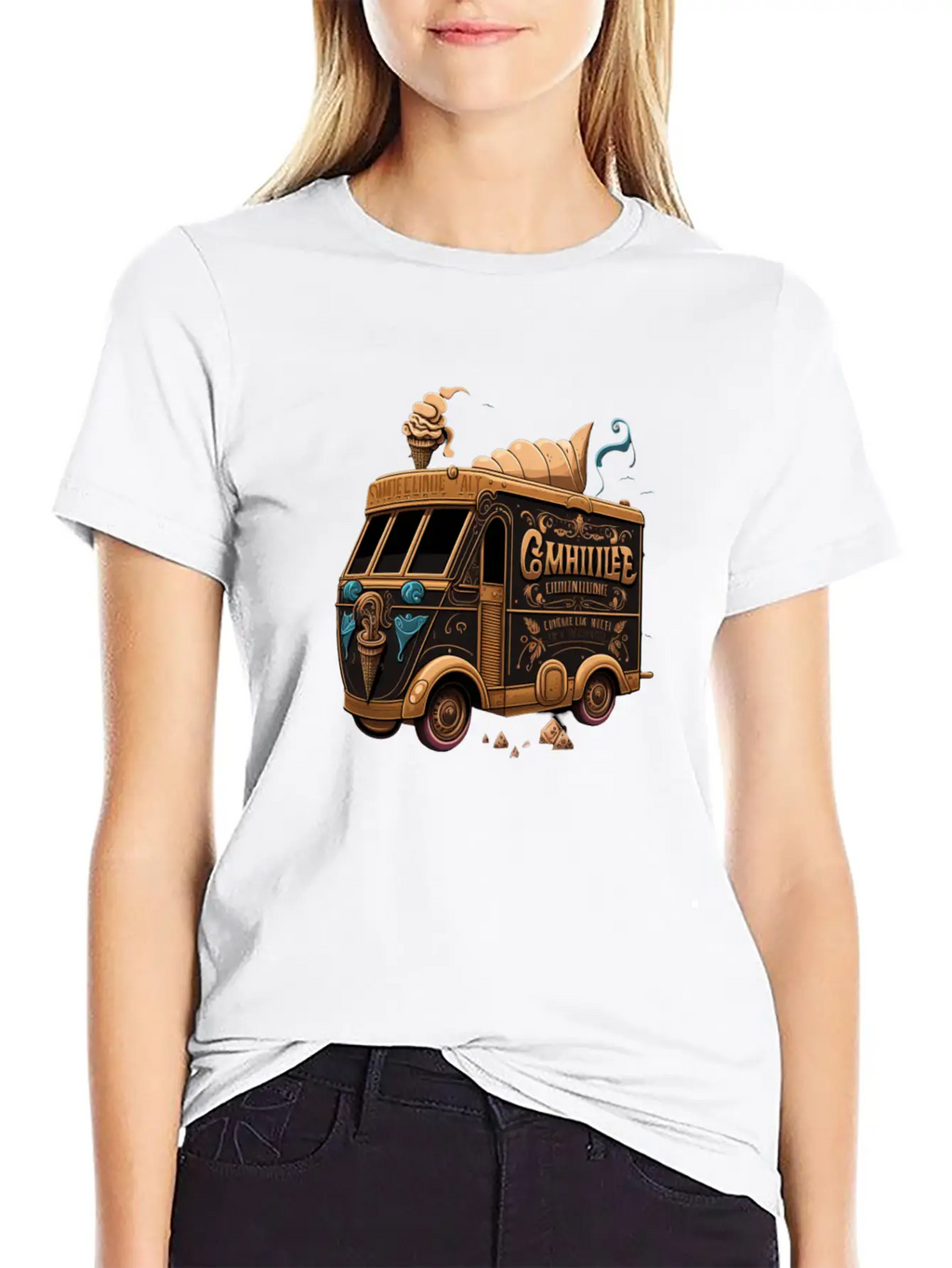 Whirlwind Delights Classic Fit Graphic Tee For Daily Comfort – Unisex Cotton Shirt