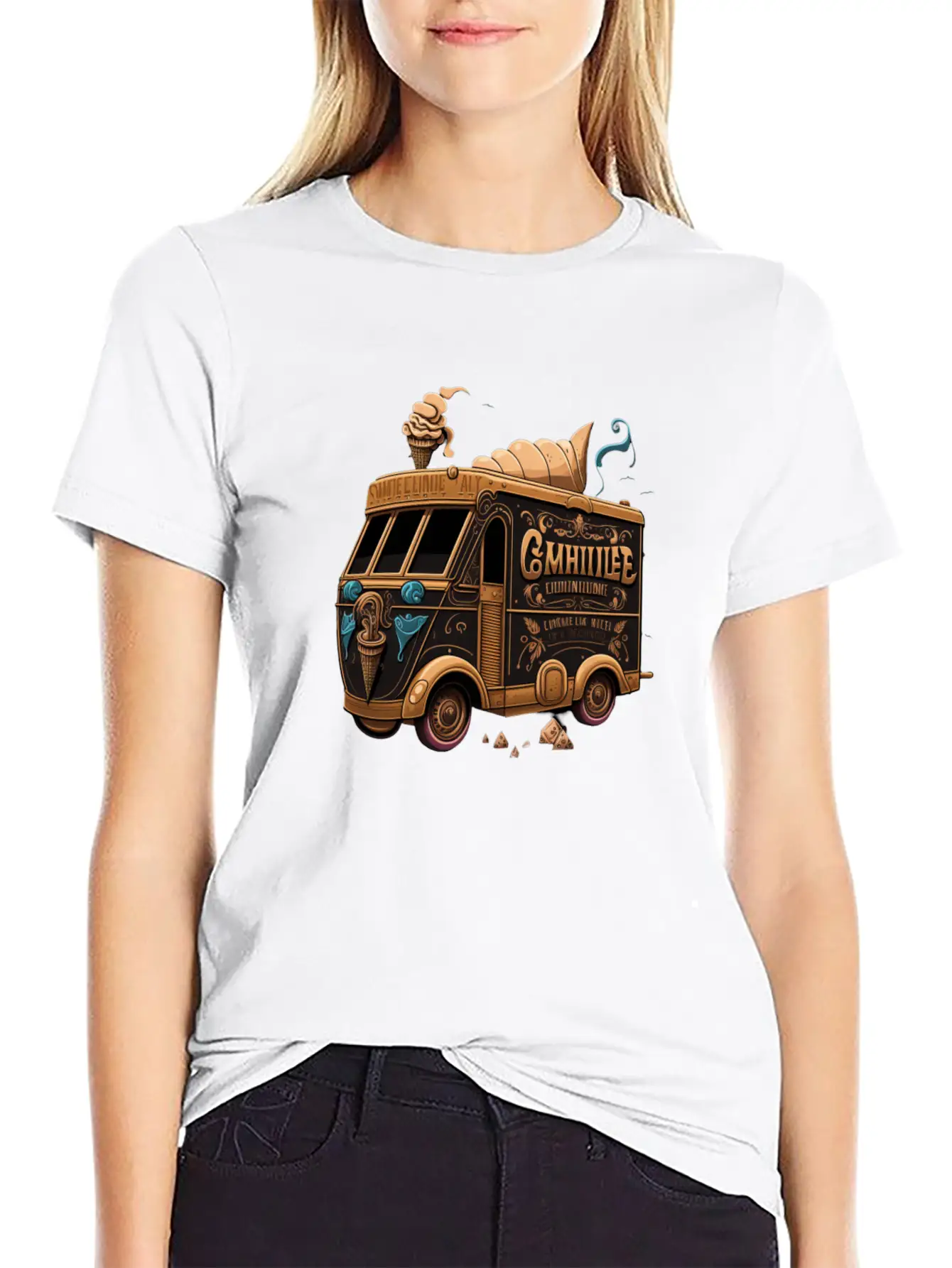 Whirlwind Delights Classic Fit Graphic Tee For Daily Comfort – Unisex Cotton Shirt