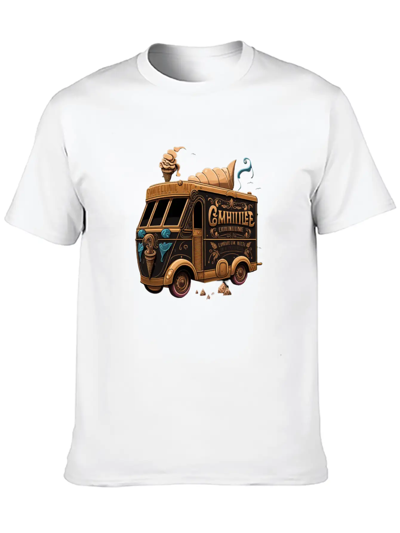 Whirlwind Delights Classic Fit Graphic Tee For Daily Comfort – Unisex Cotton Shirt