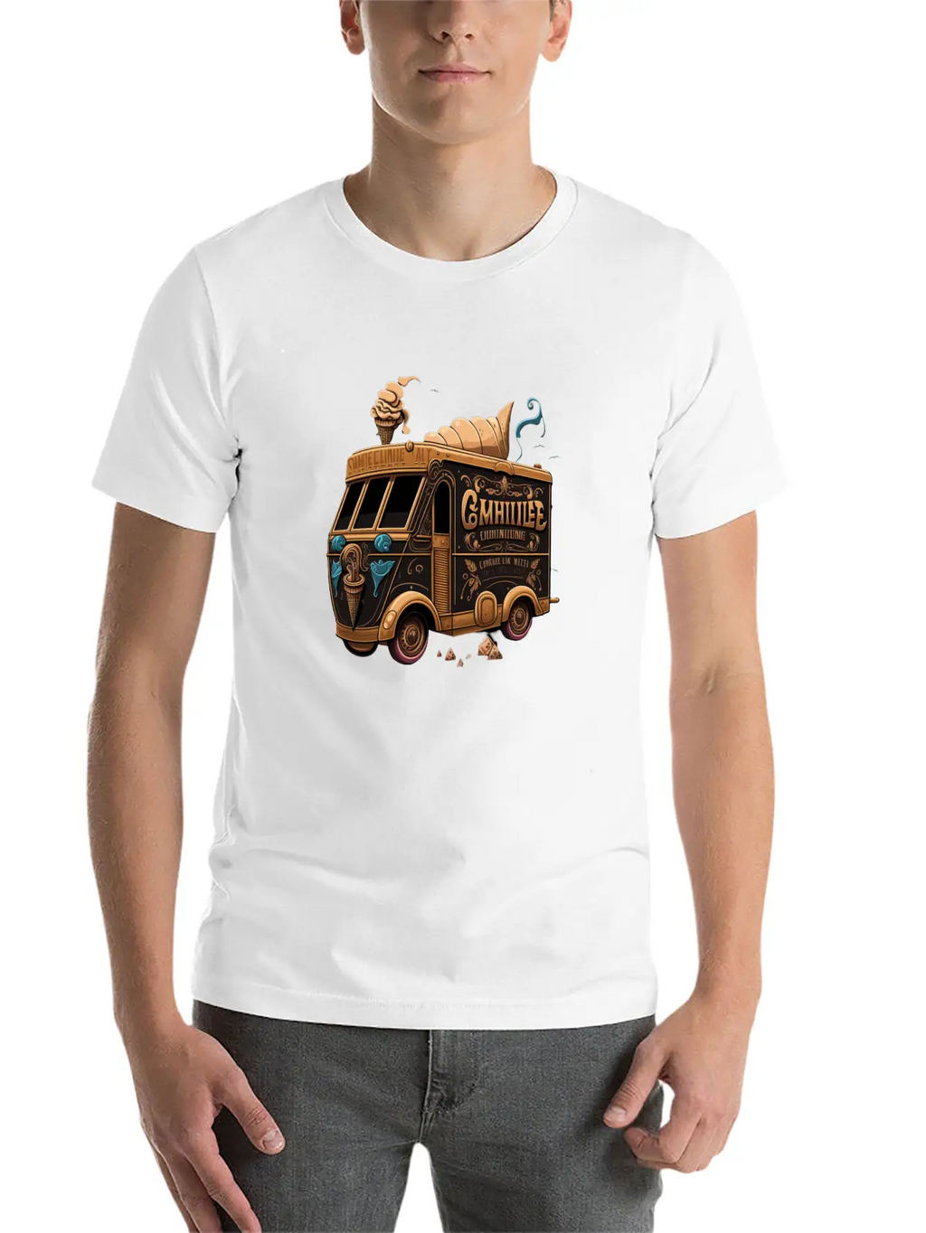 Whirlwind Delights Classic Fit Graphic Tee For Daily Comfort – Unisex Cotton Shirt