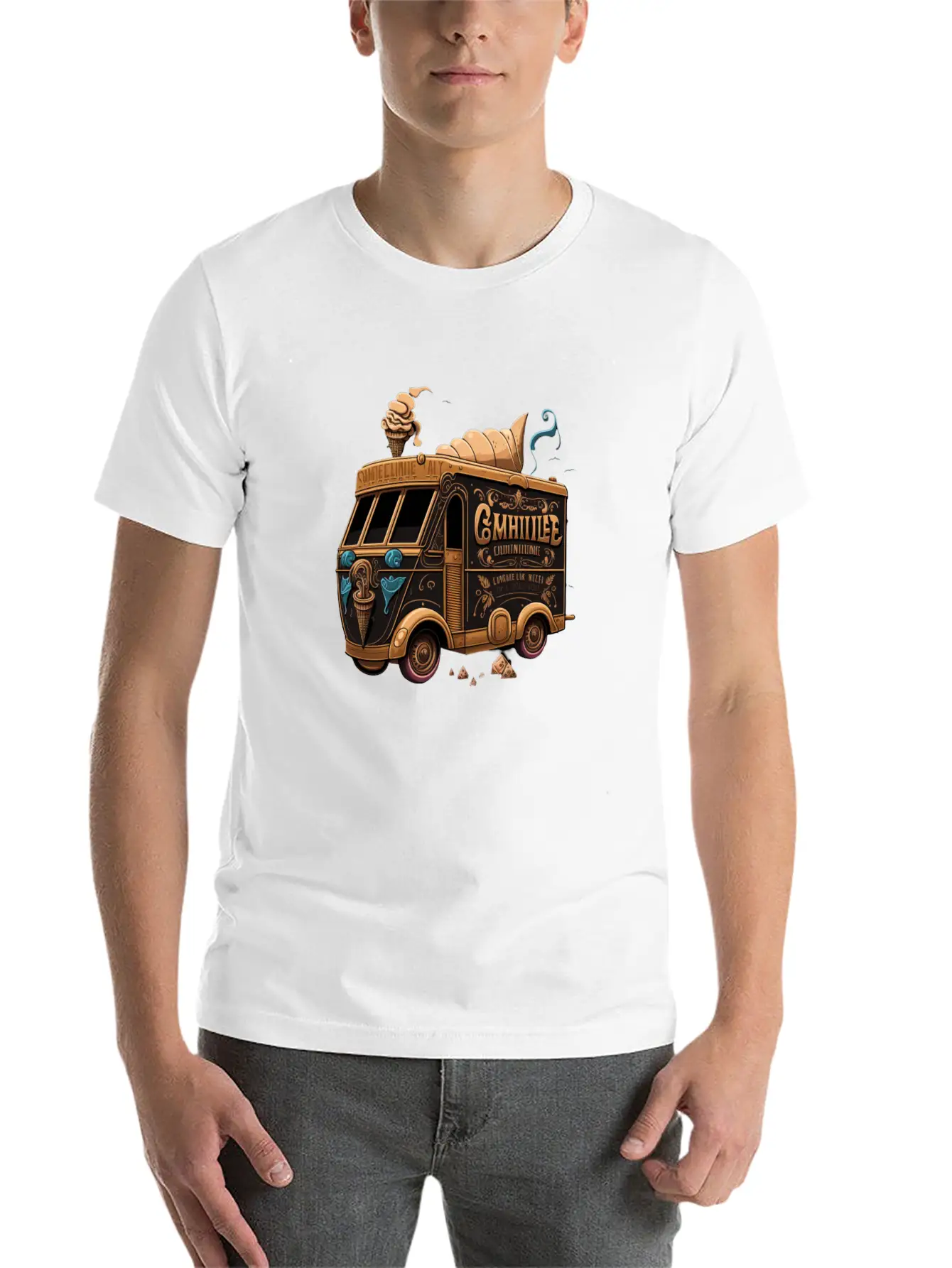 Whirlwind Delights Classic Fit Graphic Tee For Daily Comfort – Unisex Cotton Shirt