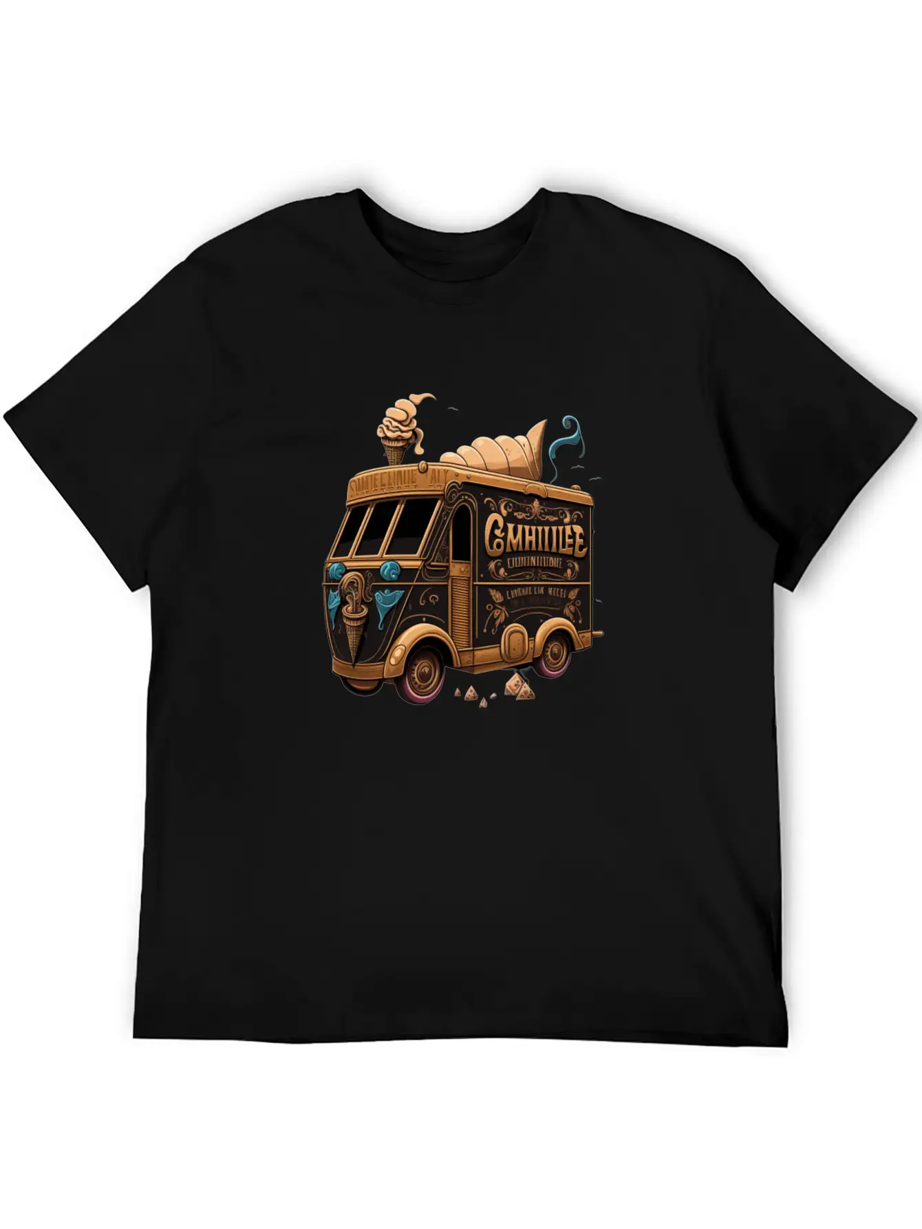 Whirlwind Delights Classic Fit Graphic Tee For Daily Comfort – Unisex Cotton Shirt