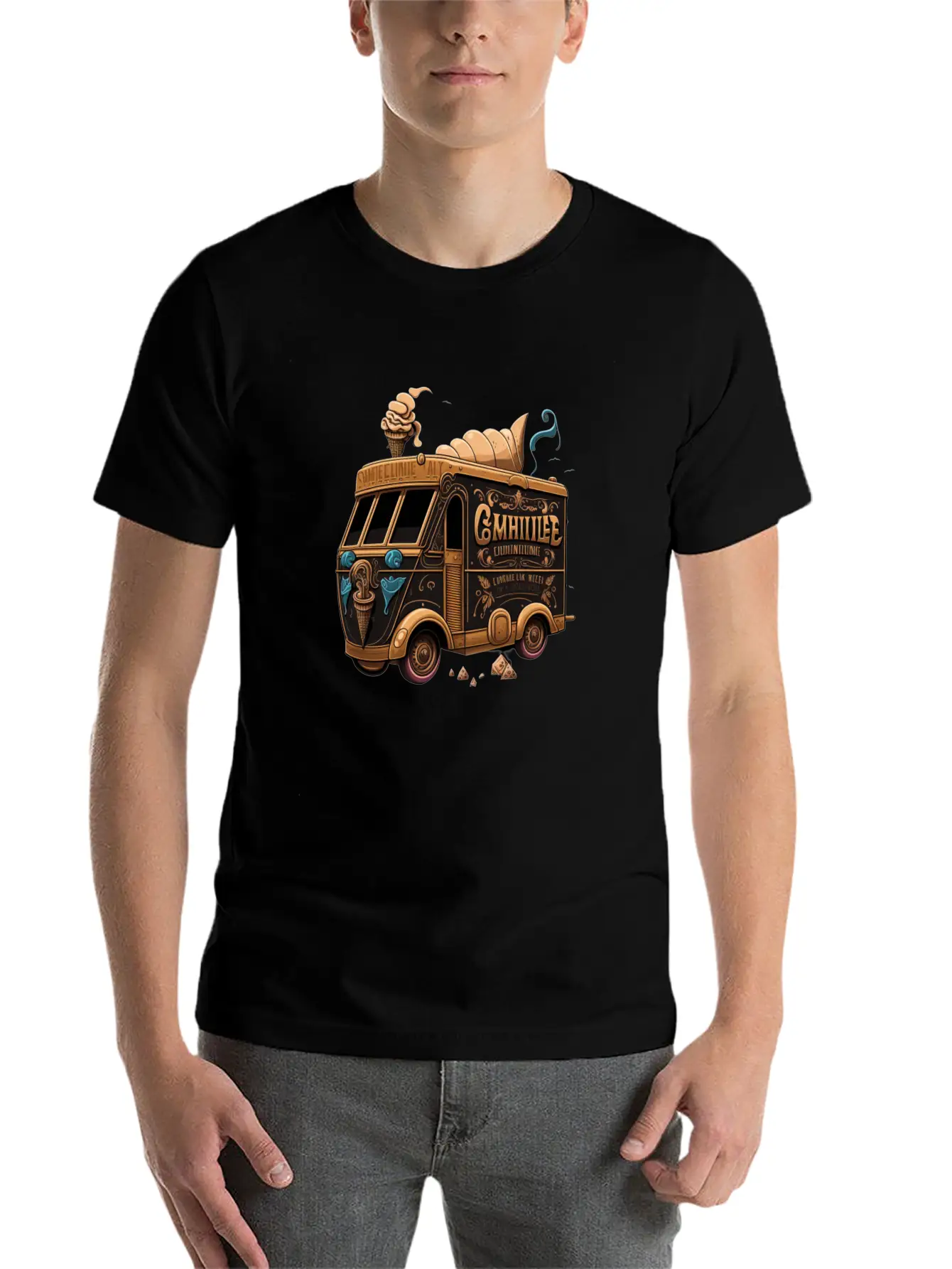 Whirlwind Delights Classic Fit Graphic Tee For Daily Comfort – Unisex Cotton Shirt