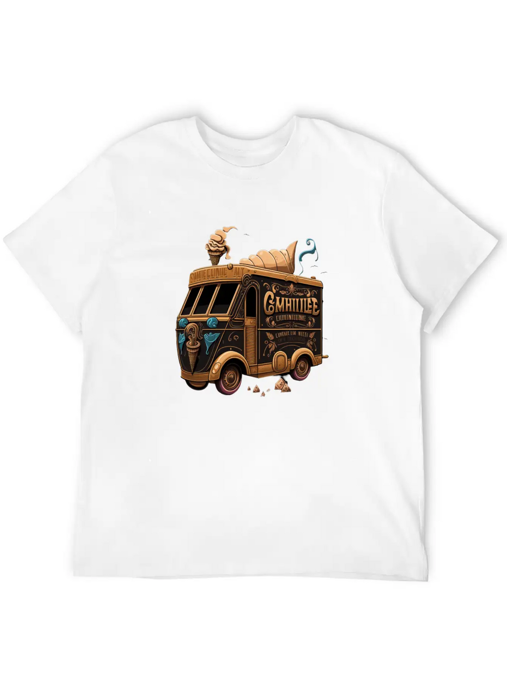 Whirlwind Delights Classic Fit Graphic Tee For Daily Comfort – Unisex Cotton Shirt