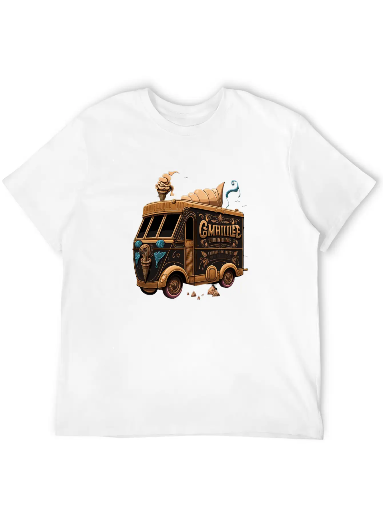 Whirlwind Delights Classic Fit Graphic Tee For Daily Comfort – Unisex Cotton Shirt