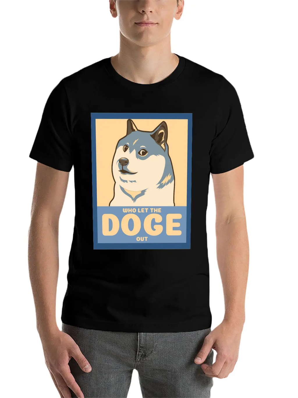 Who Let The Doge Out Essential Cotton Tee For Daily Outfits – Unisex Style