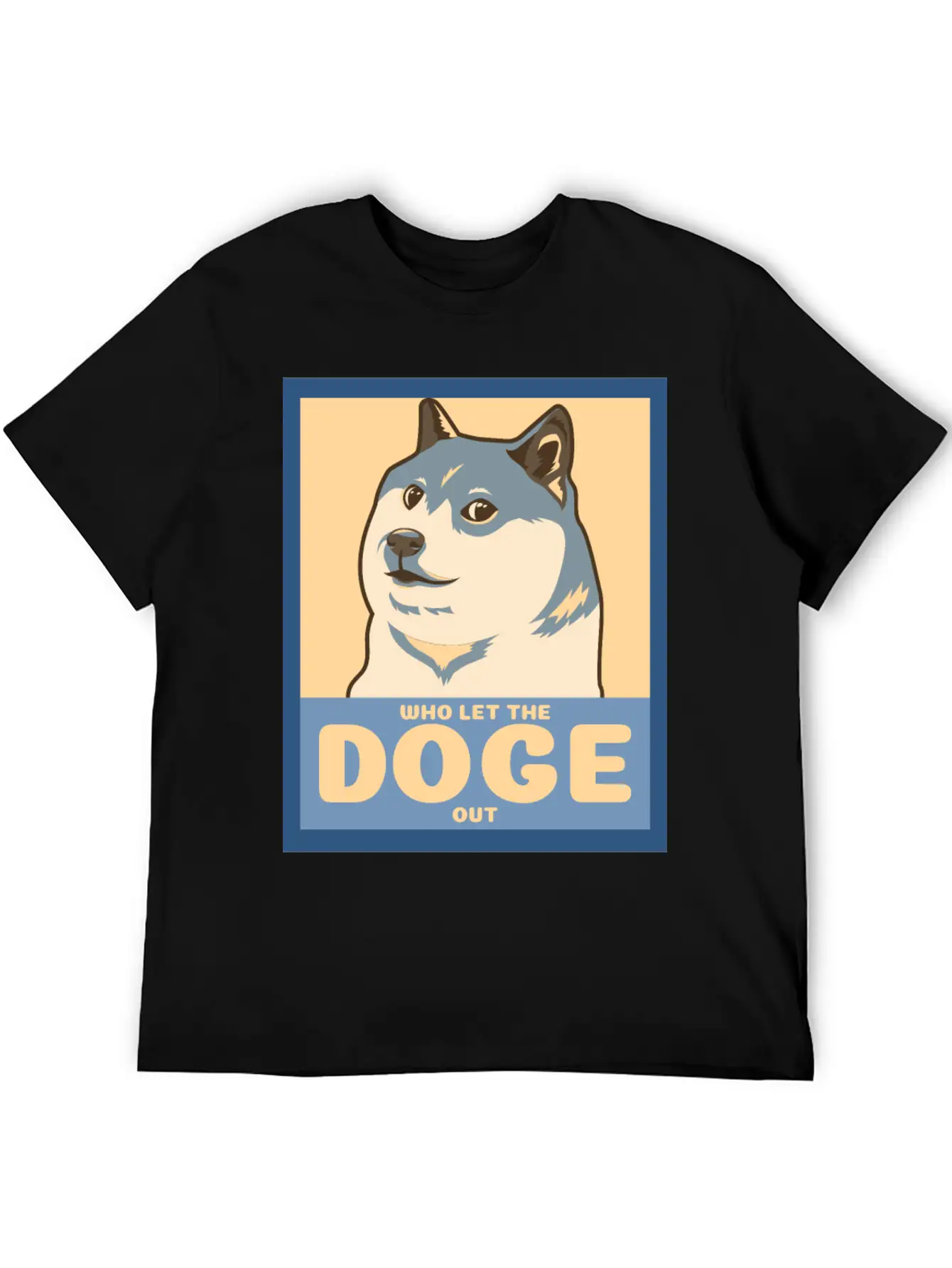 Who Let The Doge Out Essential Cotton Tee For Daily Outfits – Unisex Style