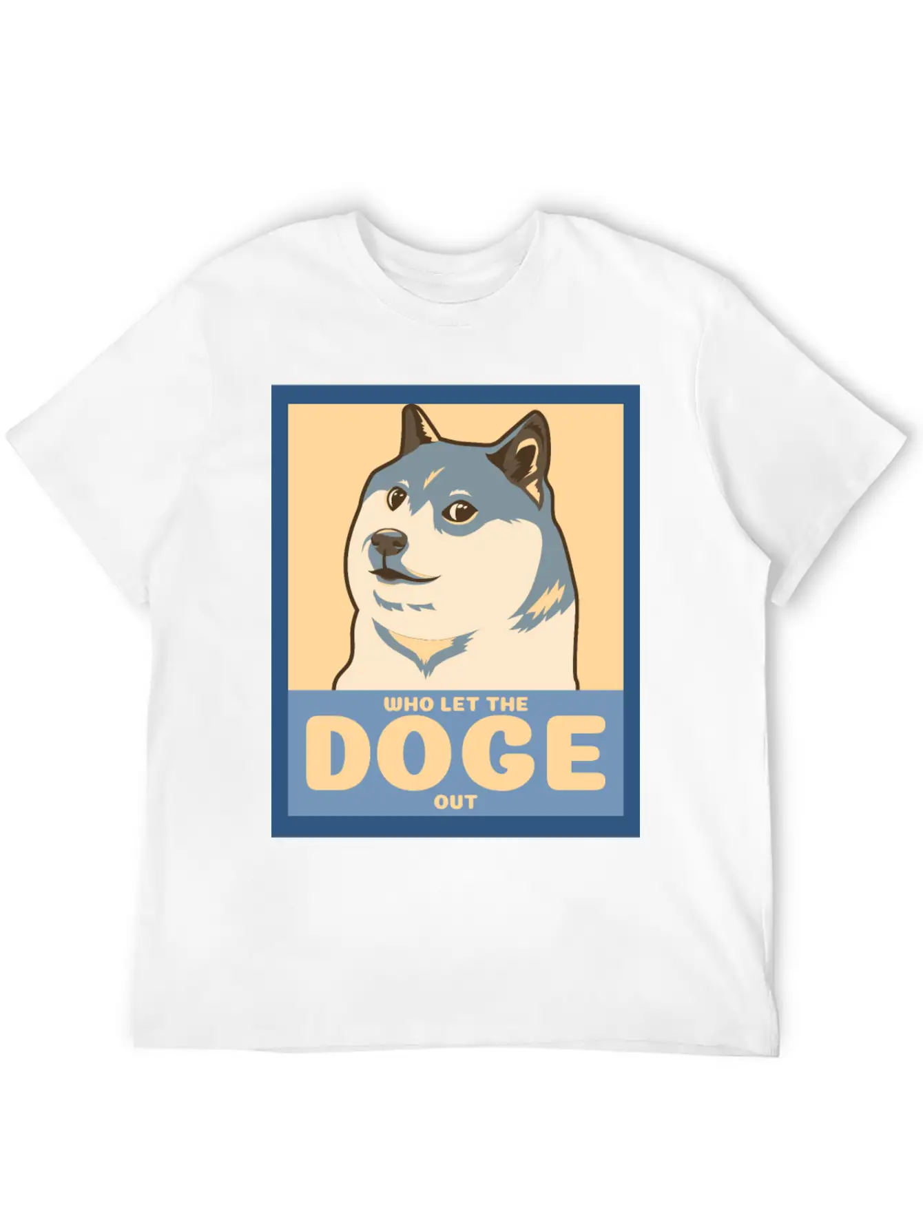Who Let The Doge Out Essential Cotton Tee For Daily Outfits – Unisex Style