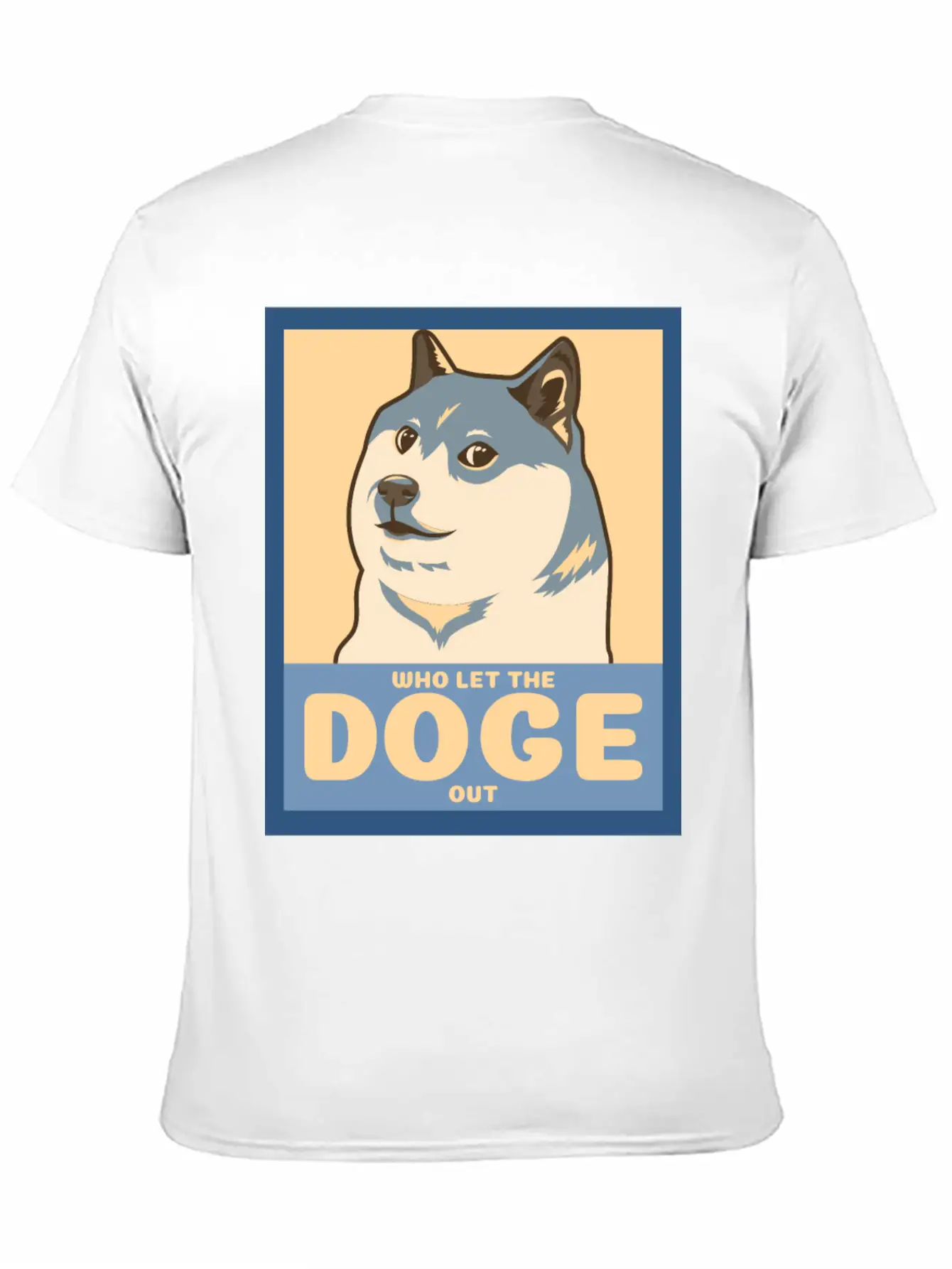 Who Let The Doge Out Essential Cotton Tee For Daily Outfits – Unisex Style