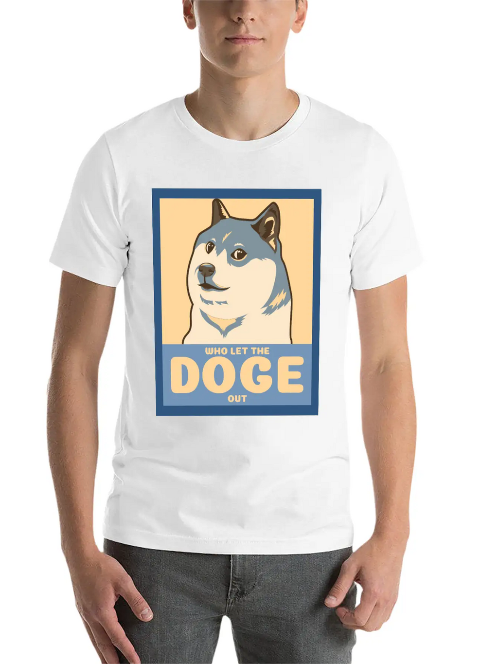 Who Let The Doge Out Essential Cotton Tee For Daily Outfits – Unisex Style