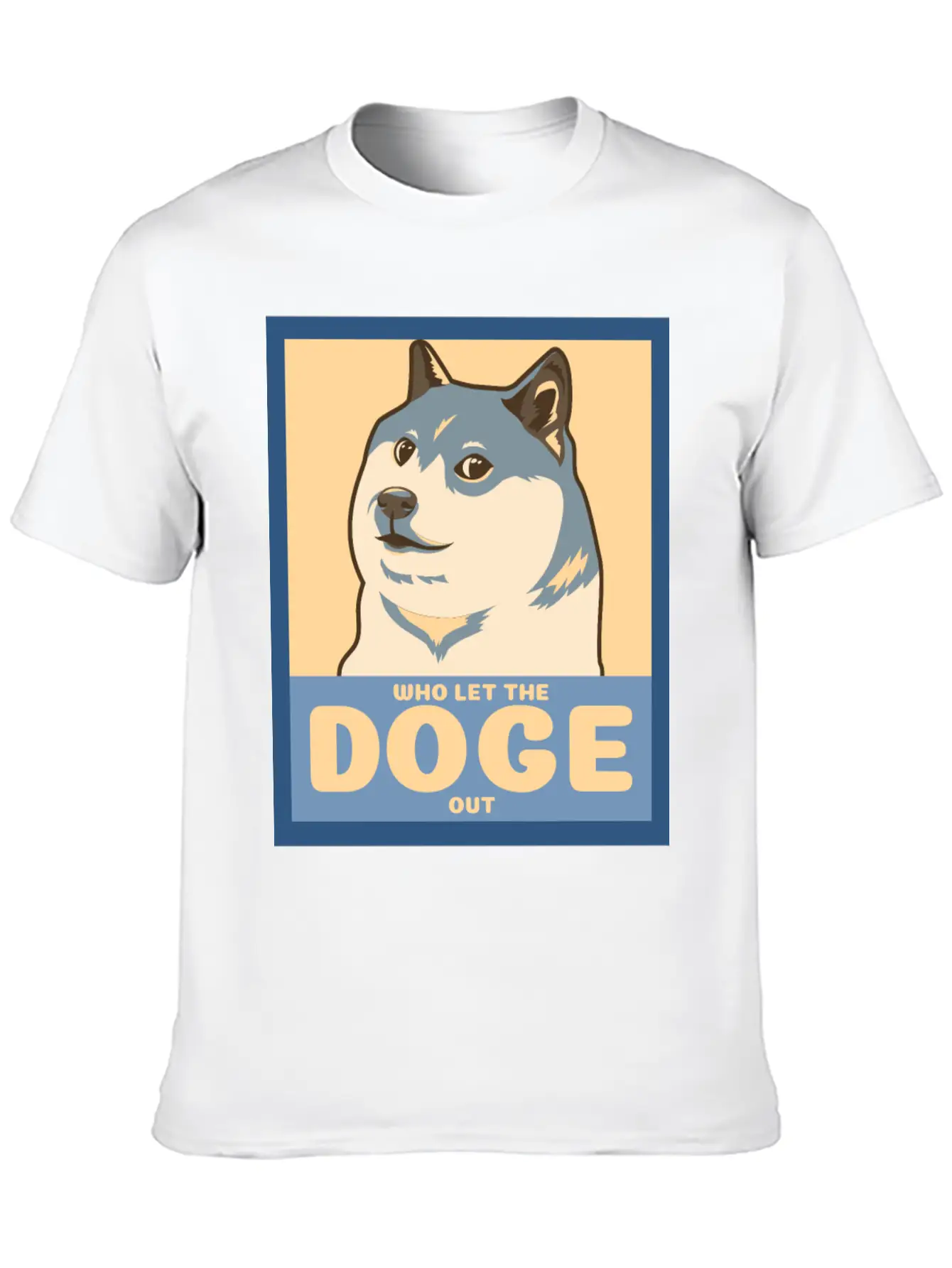 Who Let The Doge Out Essential Cotton Tee For Daily Outfits – Unisex Style