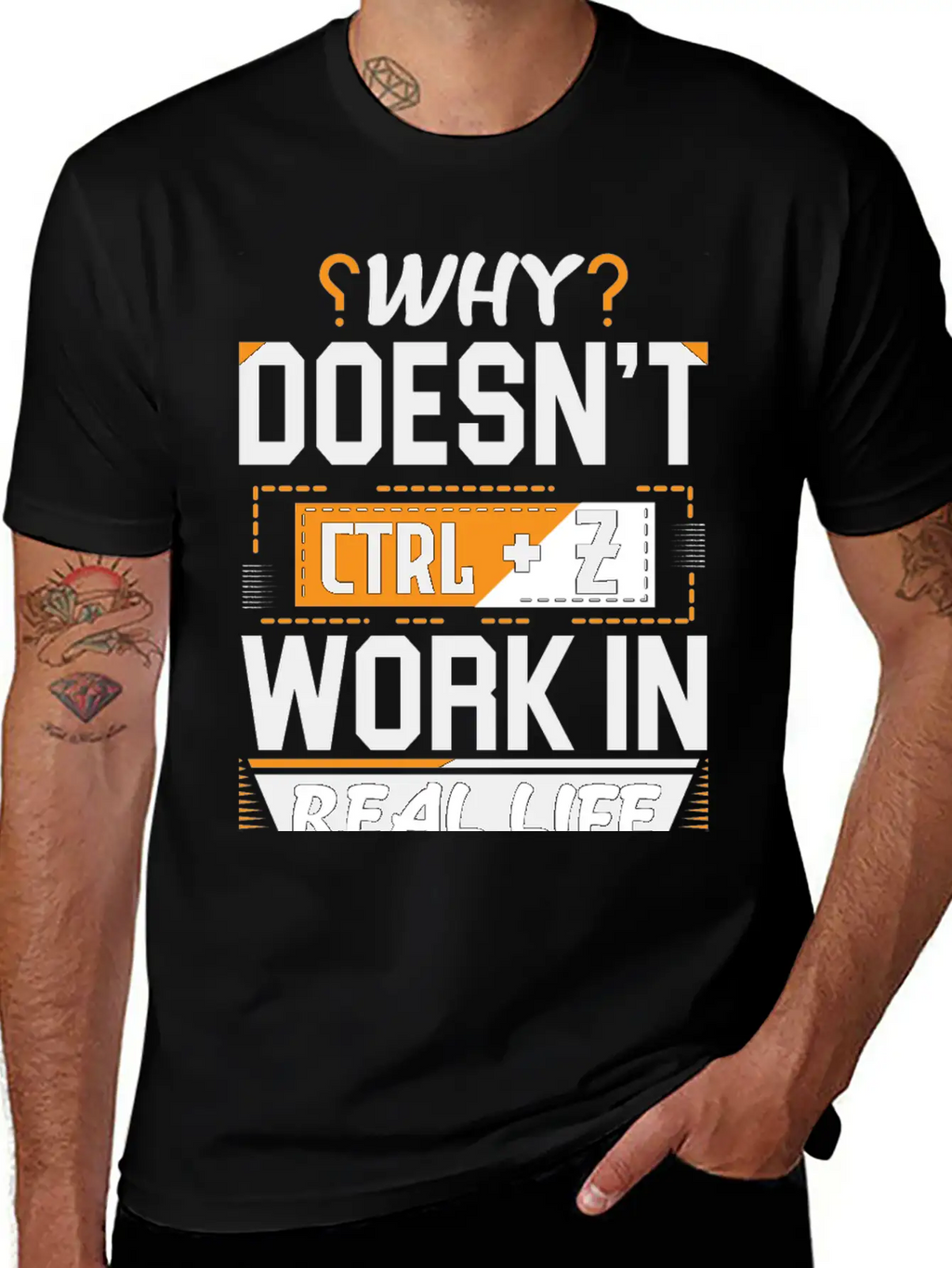 Why Doesn't Ctrl Z Work In Real Life Essential Cotton Tee For Daily Outfits – Unisex Style