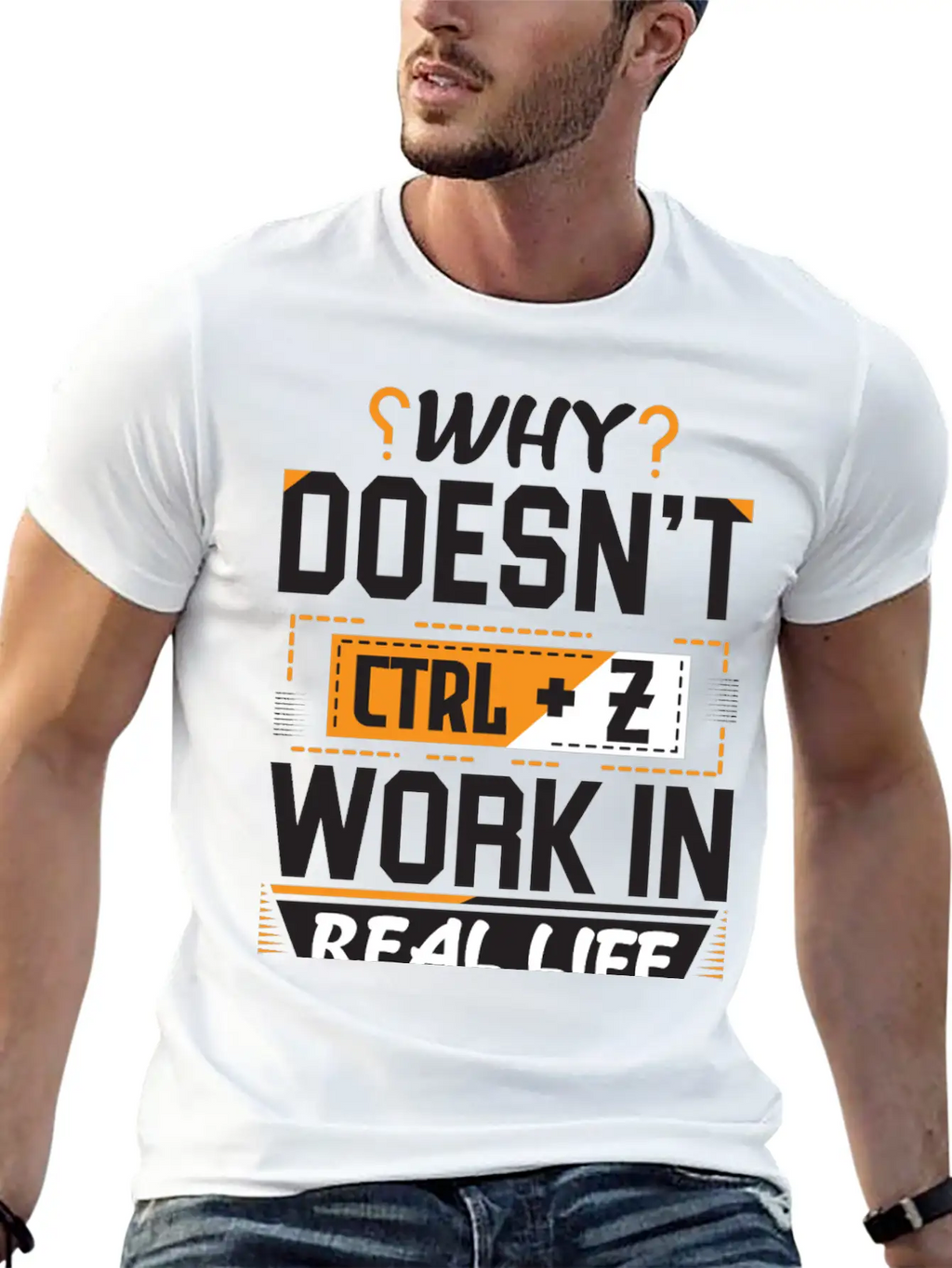 Why Doesn't Ctrl Z Work In Real Life Essential Cotton Tee For Daily Outfits – Unisex Style