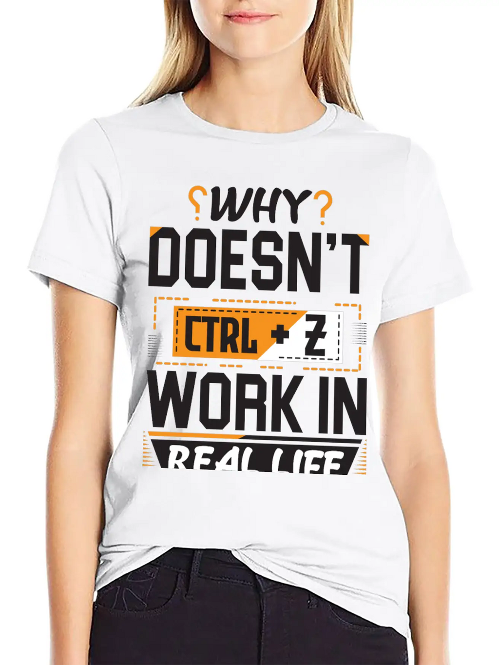 Why Doesn't Ctrl Z Work In Real Life Essential Cotton Tee For Daily Outfits – Unisex Style