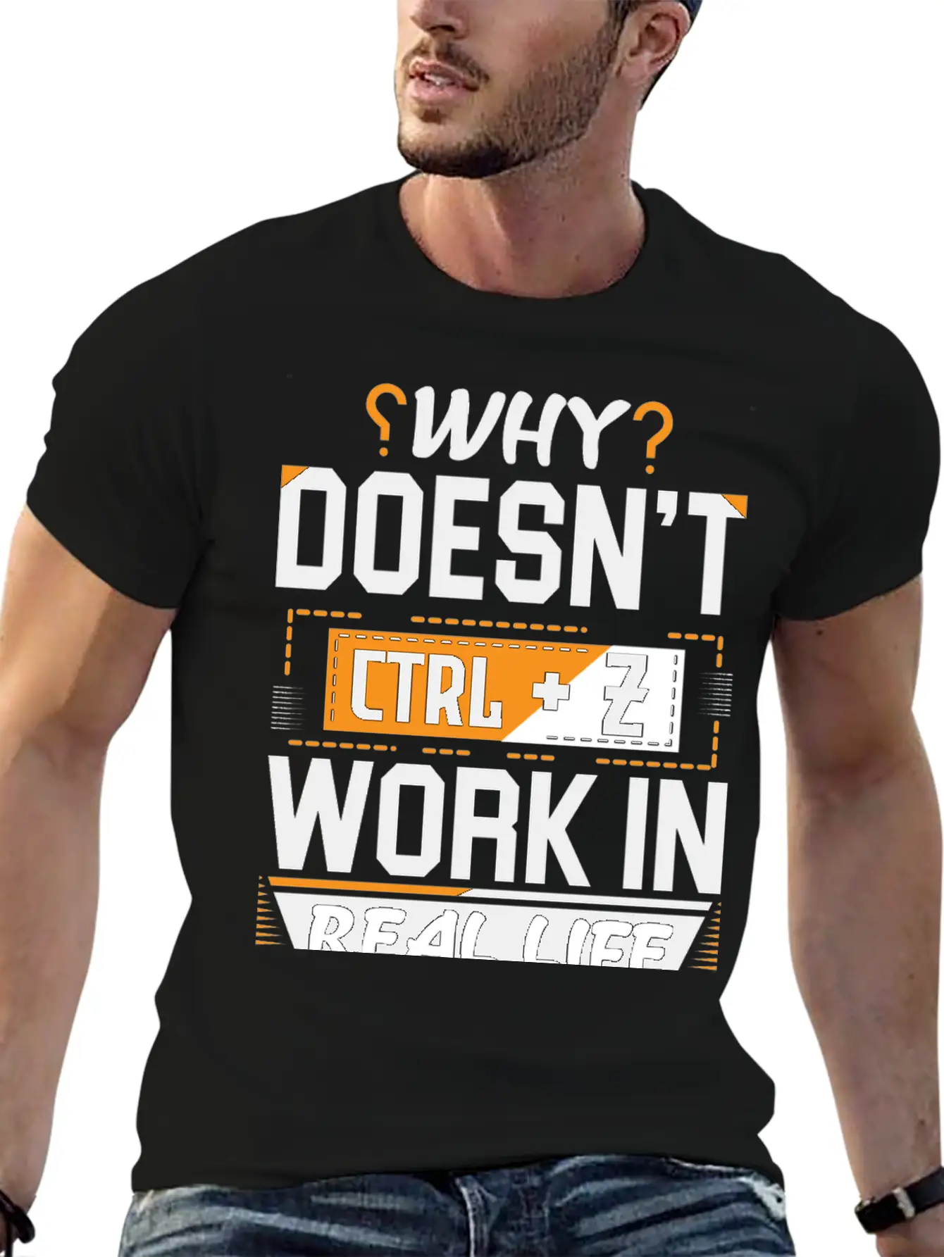 Why Doesn't Ctrl Z Work In Real Life Essential Cotton Tee For Daily Outfits – Unisex Style