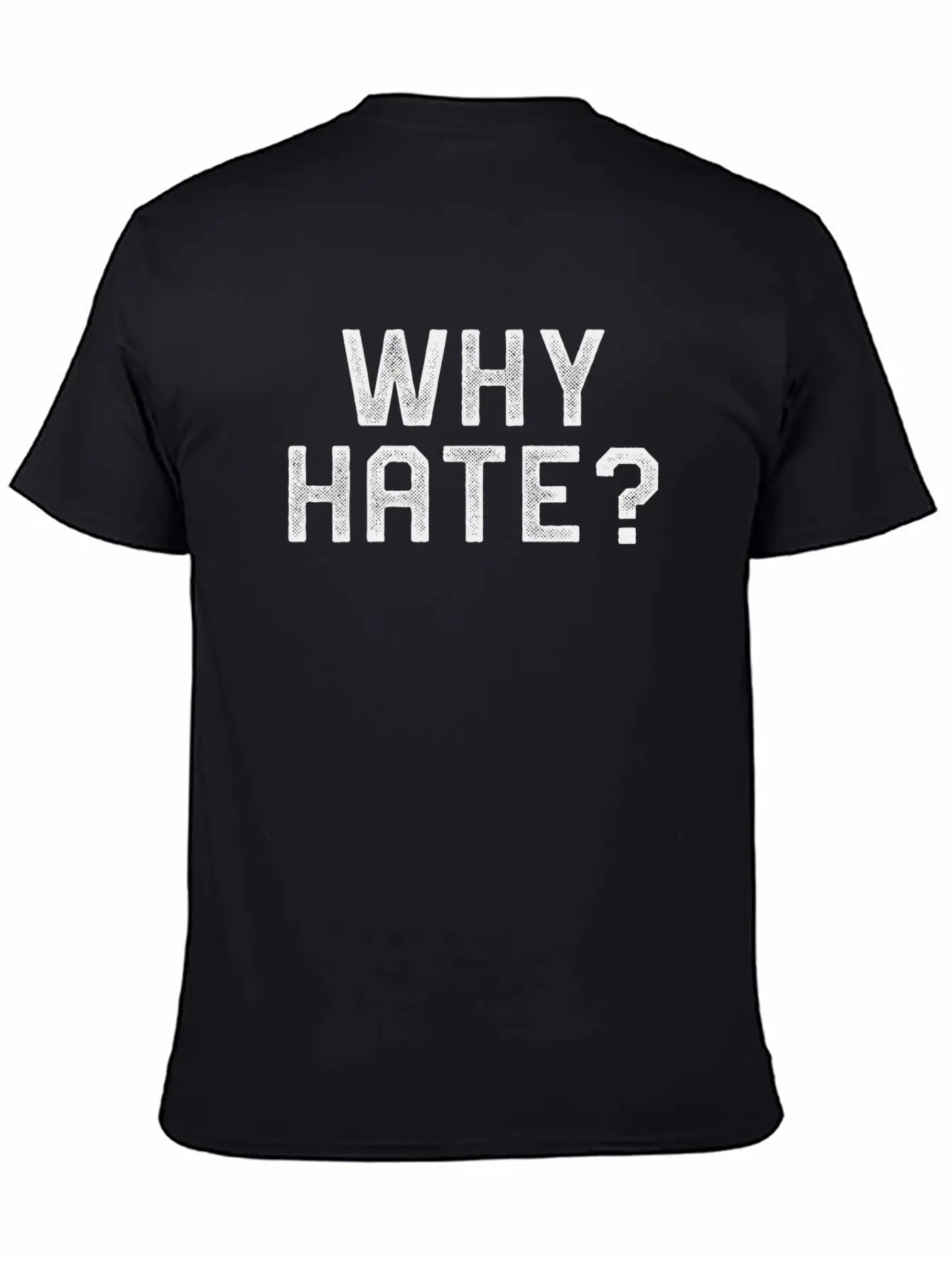 WHY HATE? Stylish Everyday T-Shirt – Unisex Basic Cotton Tee