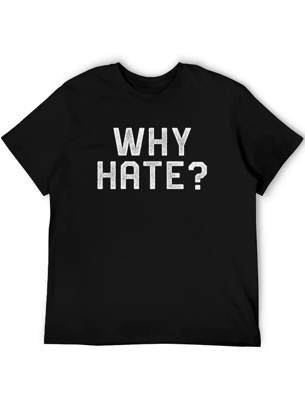 WHY HATE? Stylish Everyday T-Shirt – Unisex Basic Cotton Tee