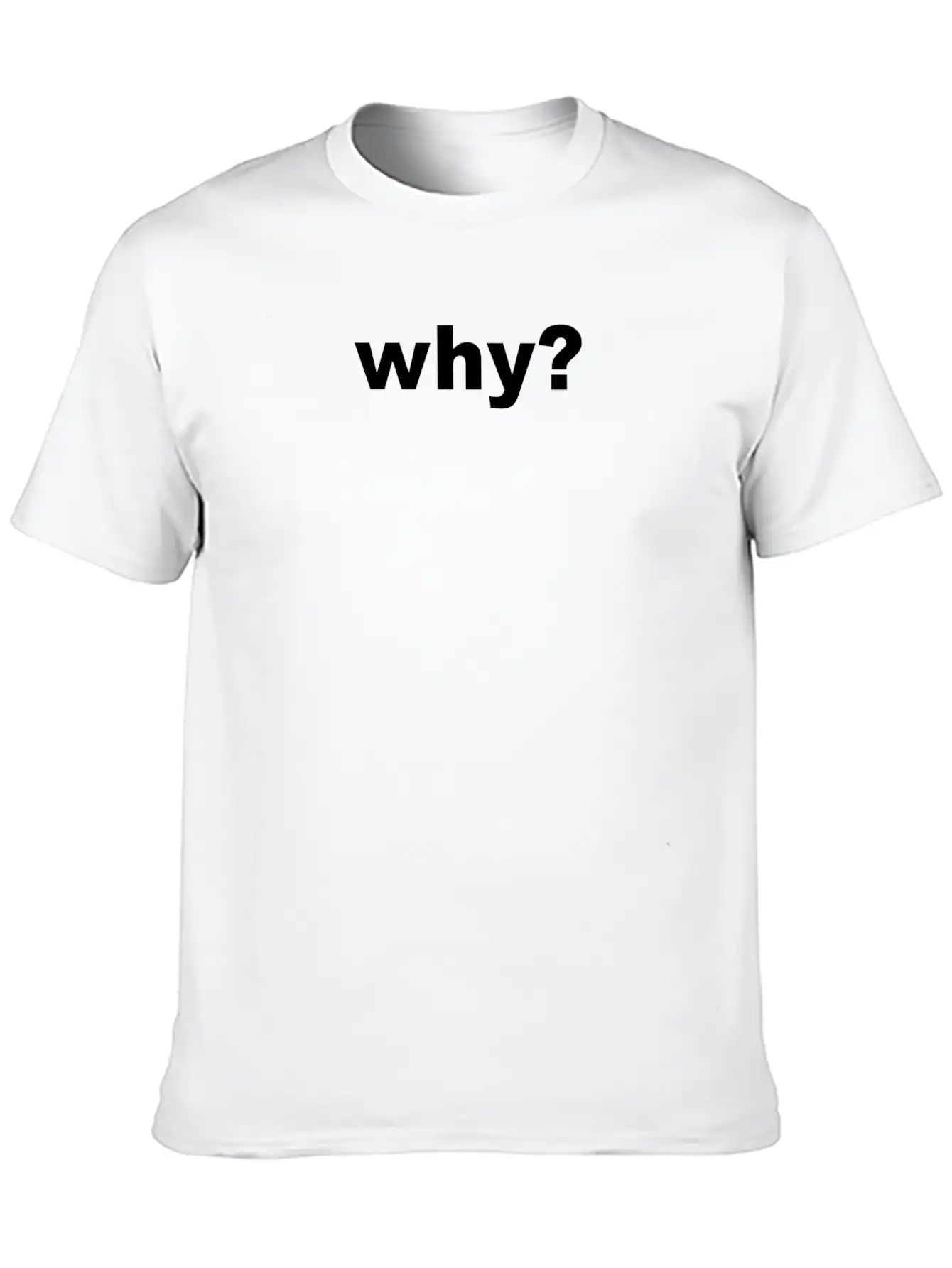 Why OneWordShirt Clean Statement Opinion Unisex Short Sleeve Soft Cotton T-Shirt – Casual Everyday Wear