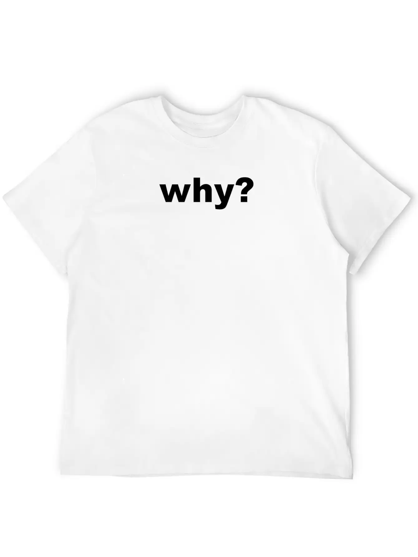 Why OneWordShirt Clean Statement Opinion Unisex Short Sleeve Soft Cotton T-Shirt – Casual Everyday Wear