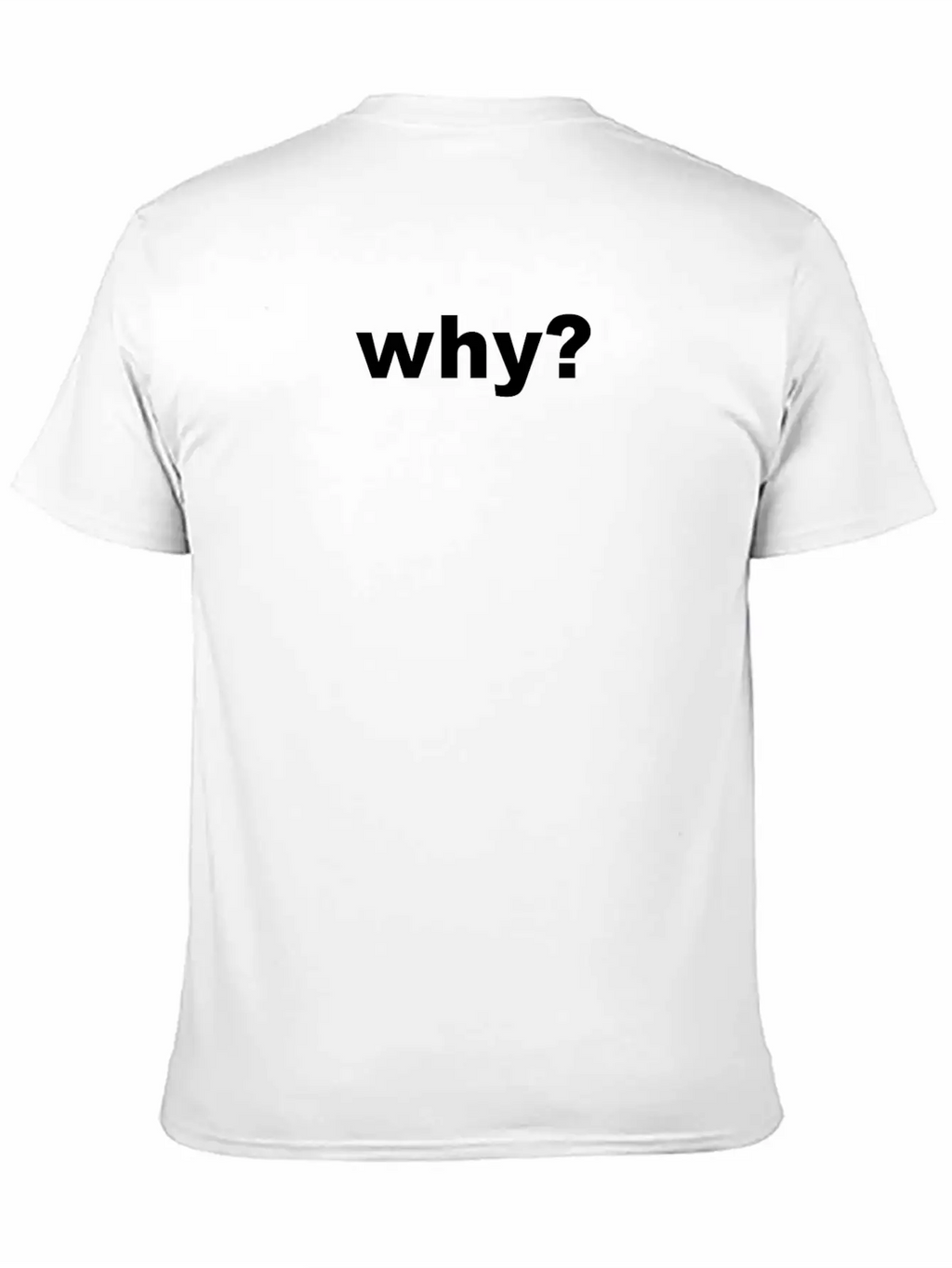Why OneWordShirt Clean Statement Opinion Unisex Short Sleeve Soft Cotton T-Shirt – Casual Everyday Wear