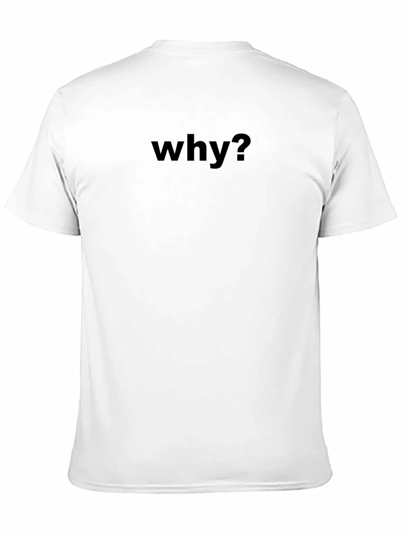 Why OneWordShirt Clean Statement Opinion Unisex Short Sleeve Soft Cotton T-Shirt – Casual Everyday Wear