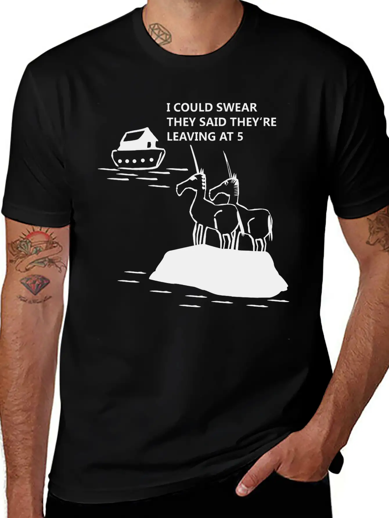 Why There Are No Unicorns Unisex Short Sleeve Soft Cotton T-Shirt – Casual Everyday Wear