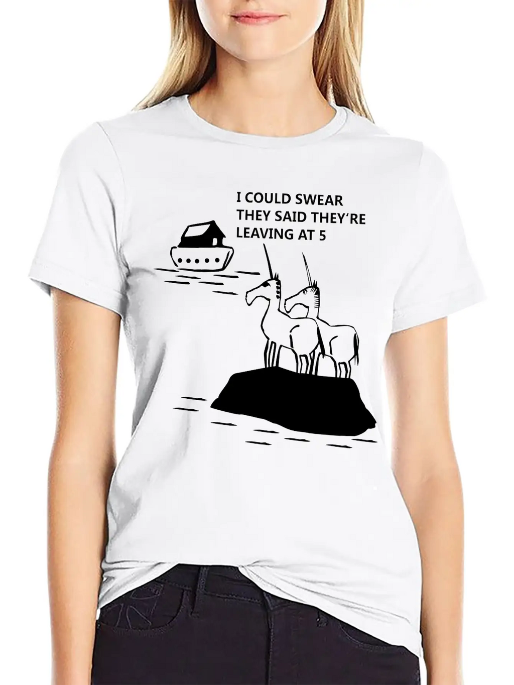 Why There Are No Unicorns Unisex Short Sleeve Soft Cotton T-Shirt – Casual Everyday Wear