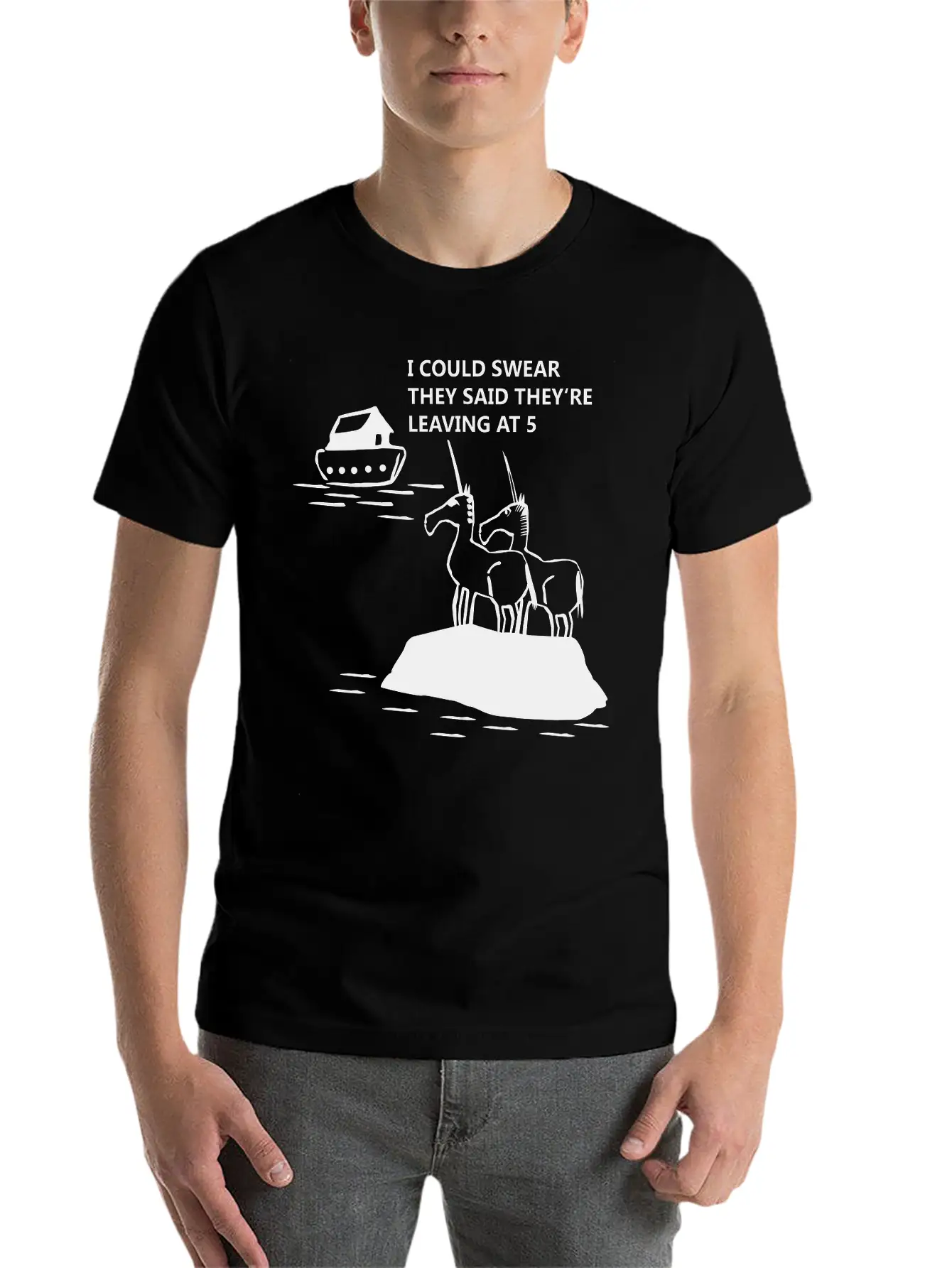 Why There Are No Unicorns Unisex Short Sleeve Soft Cotton T-Shirt – Casual Everyday Wear